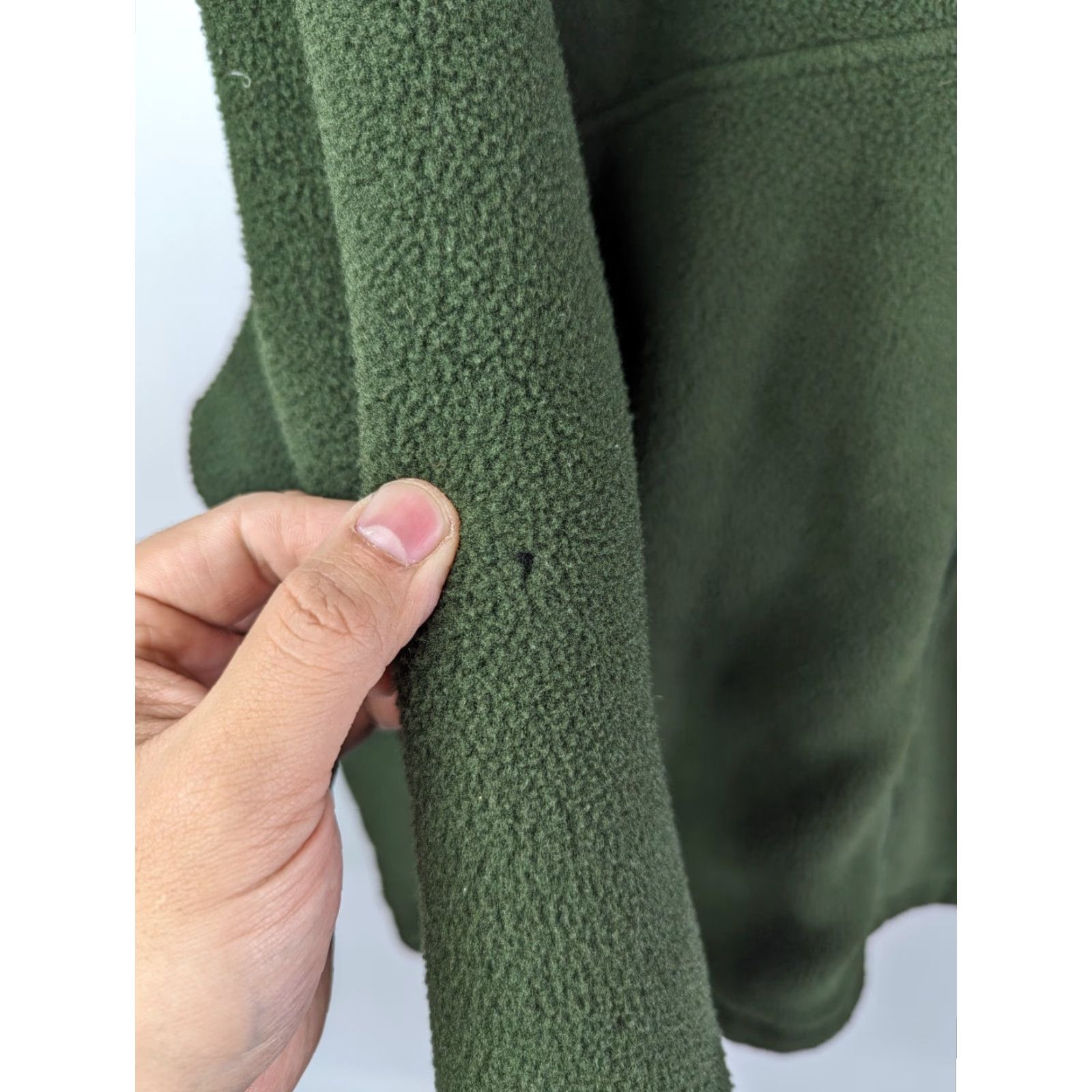 Vintage VINTAGE Cabela's Jacket Men Large Green Polartec Fleece Full Zip Outdoors USA Jacket Size US L / EU 52-54 / 3 - 3 Thumbnail