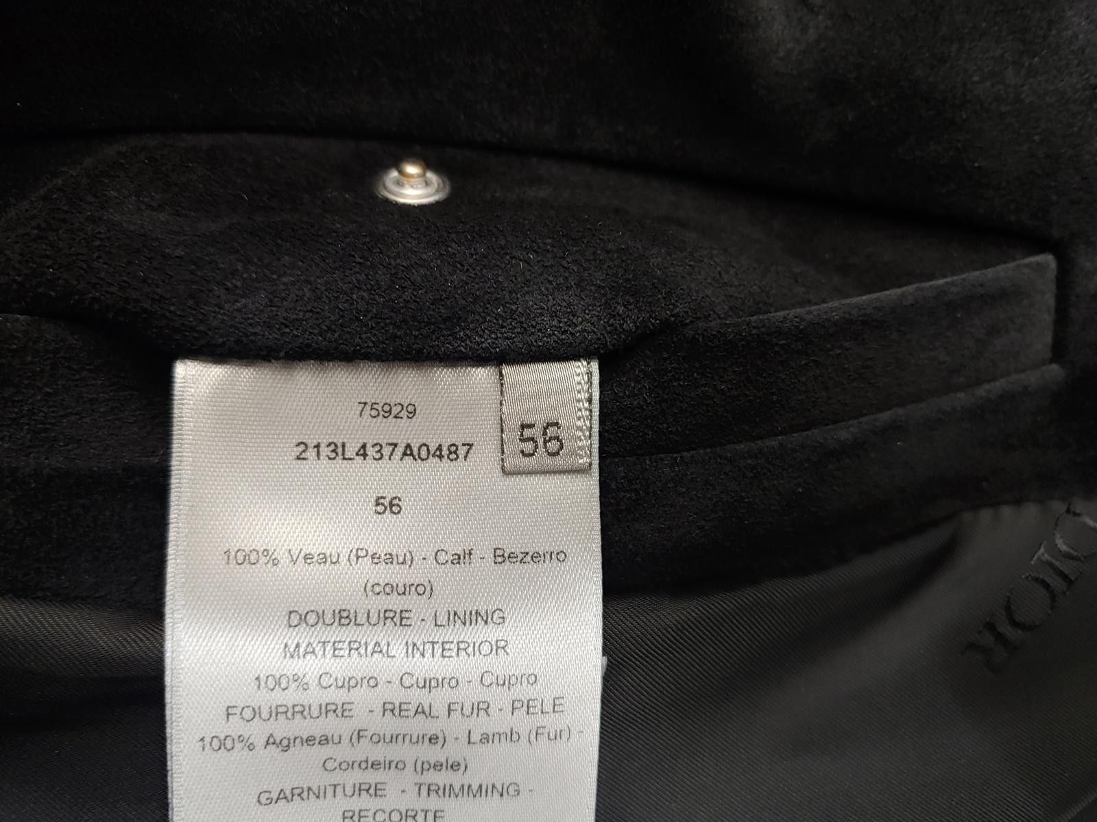 Dior Dior Black Suede Jacket Size US XXL / EU 58 / 5 - 9 Thumbnail