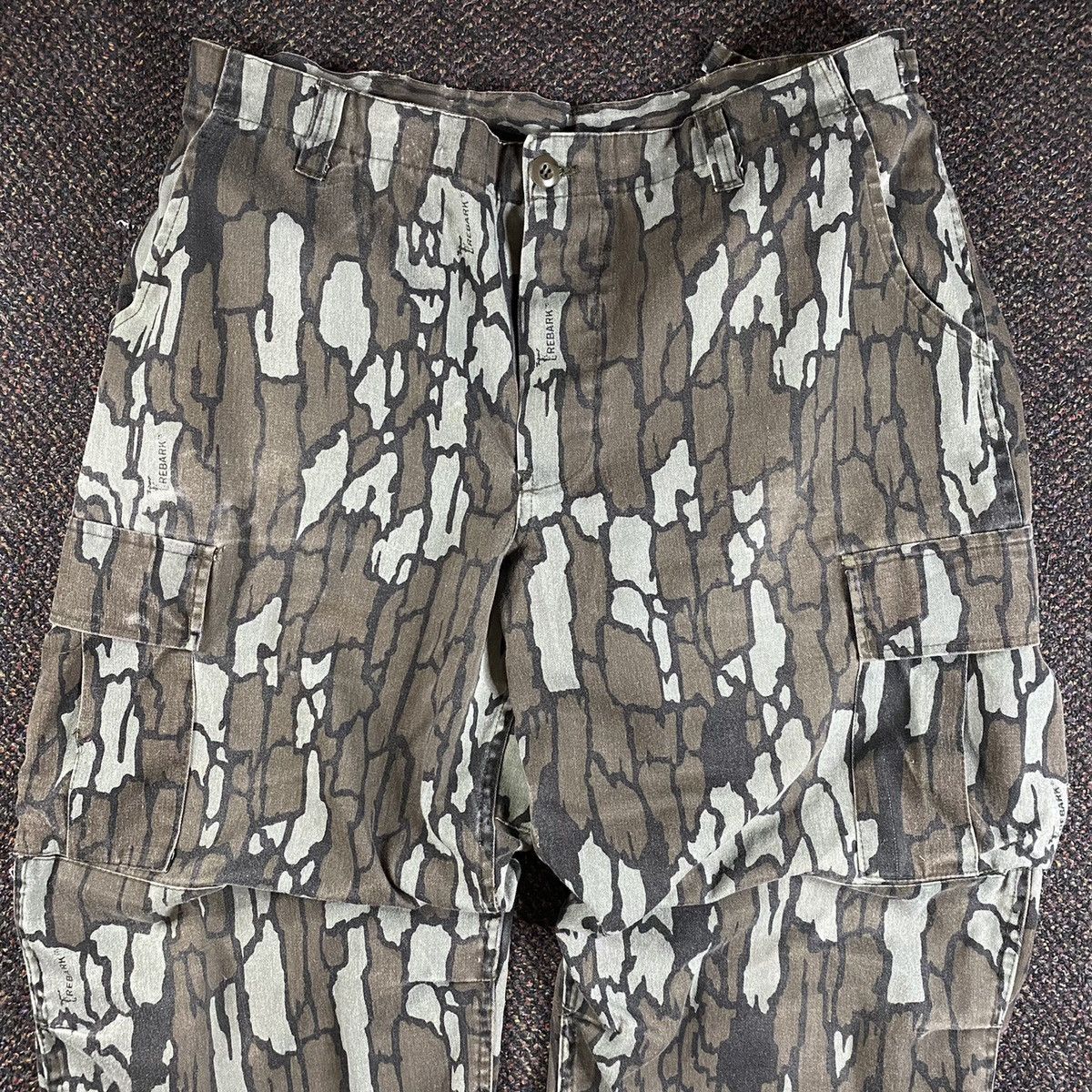Vintage × Winchester Vintage Winchester Tree Bark Camo Cargo Pants Size US 38 / EU 54 - 2 Thumbnail