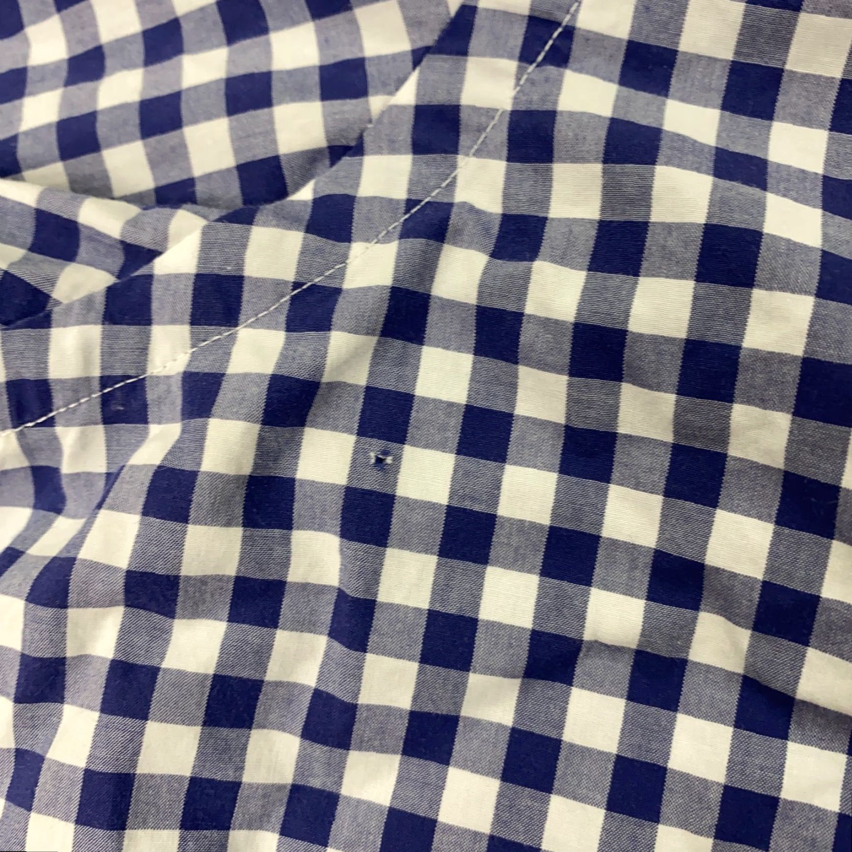 Ralph Lauren VINTAGE Ralph Lauren Classic Fit Shirt XL Blue/White Check Button-Down Short Sleeve Mens Polo Pony 90s Size US XL / EU 56 / 4 - 4 Thumbnail