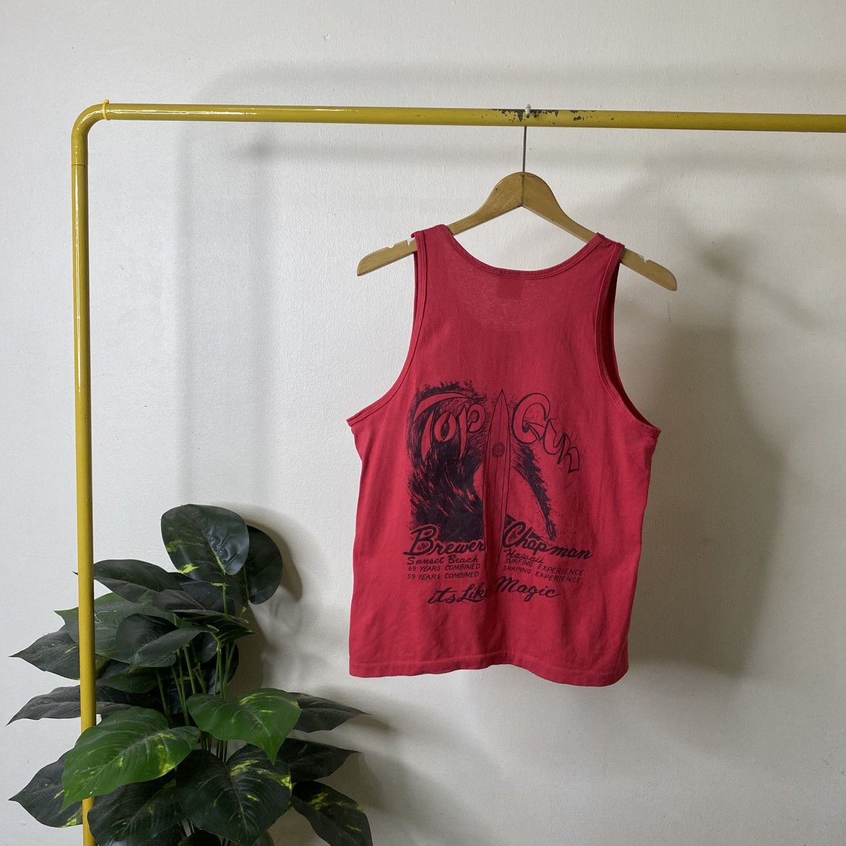 Vintage 1990s Top Gun Surf Tank Top Size US S / EU 44-46 / 1 - 1 Thumbnail