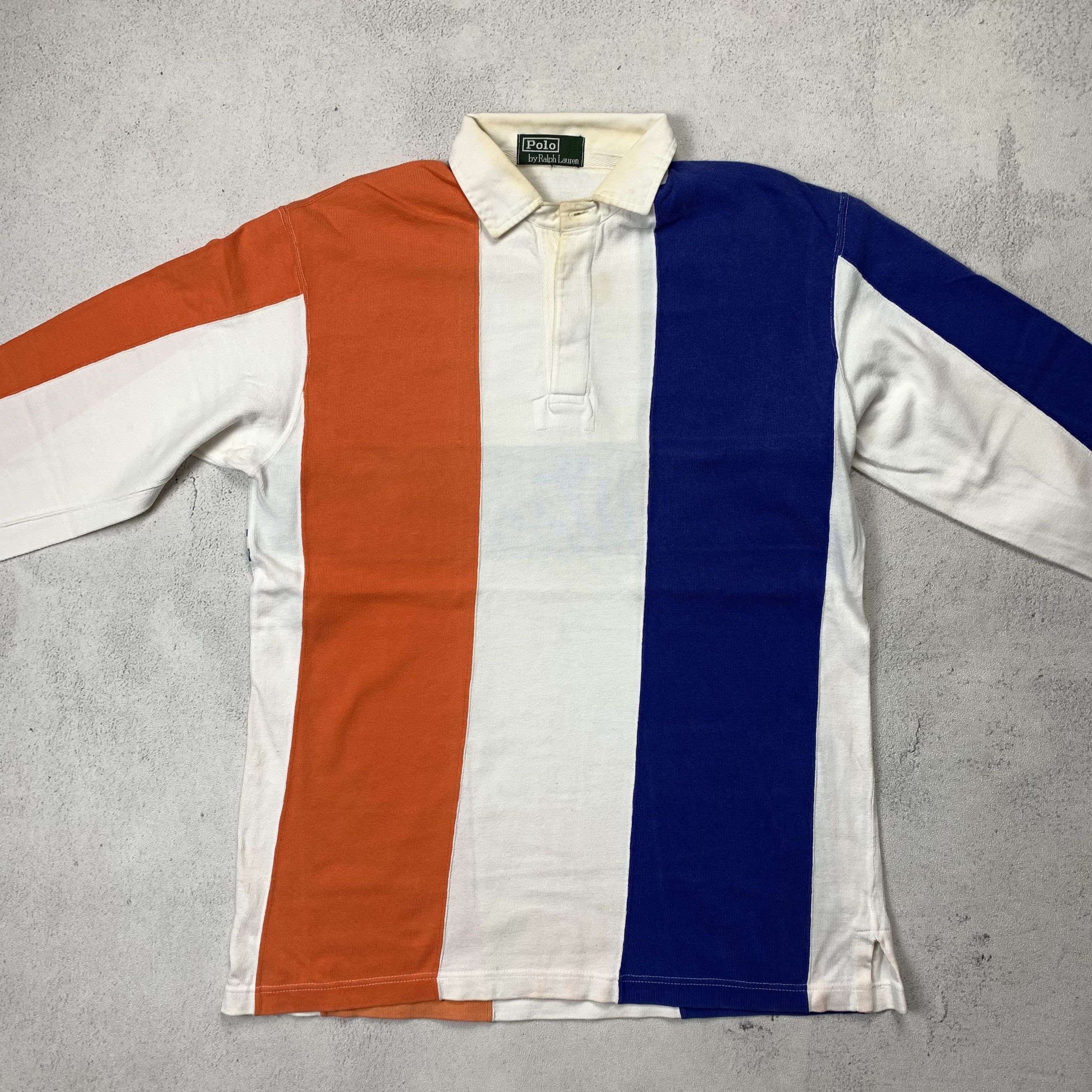 Polo Ralph Lauren Polo Ralph Lauren Netherlands Holland Flag Rugby Shirt Size US M / EU 48-50 / 2 - 6 Thumbnail