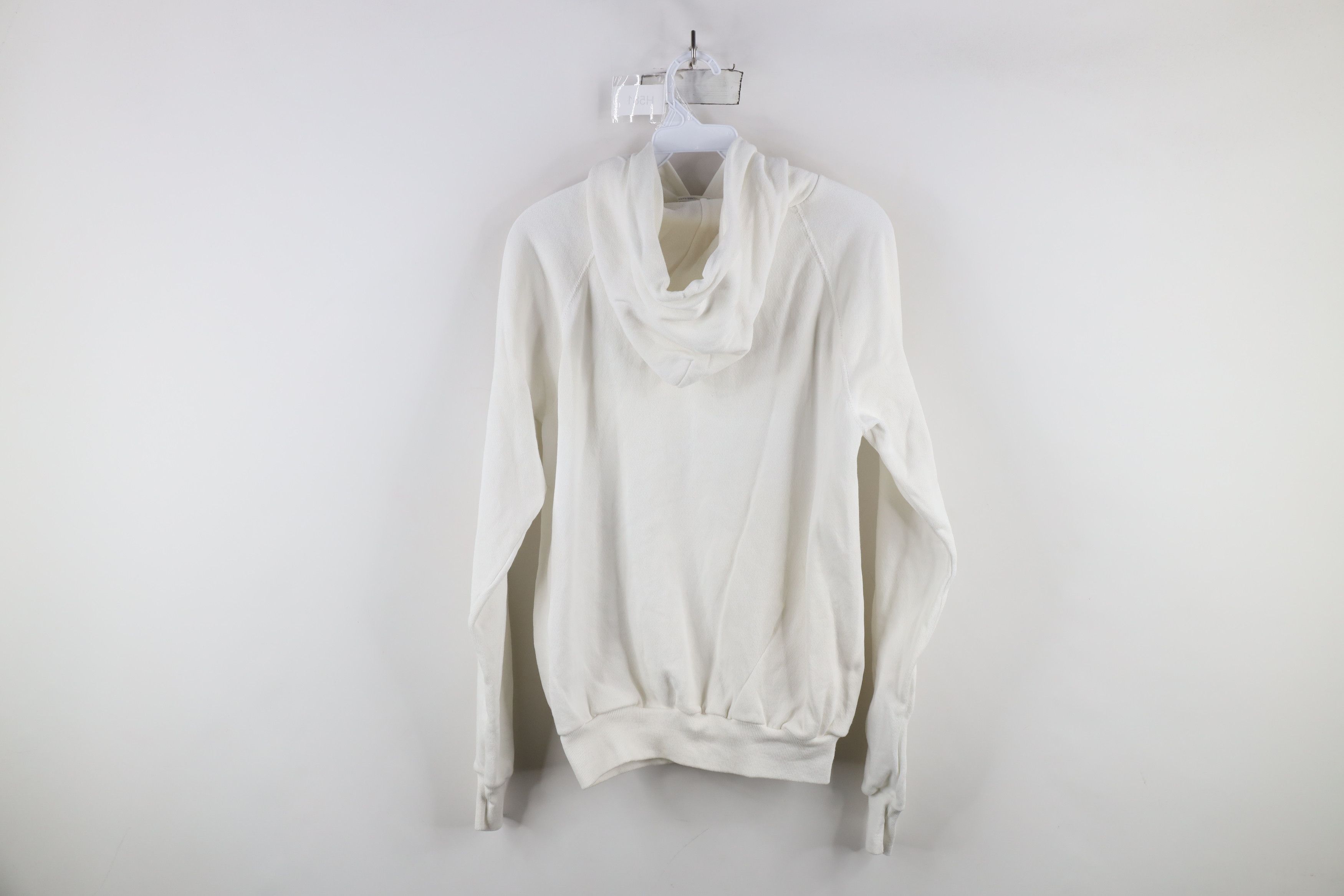 Hanes × Vintage Vintage 80s 90s Hanes Streetwear Hoodie Sweatshirt White USA Size US M / EU 48-50 / 2 - 11 Thumbnail