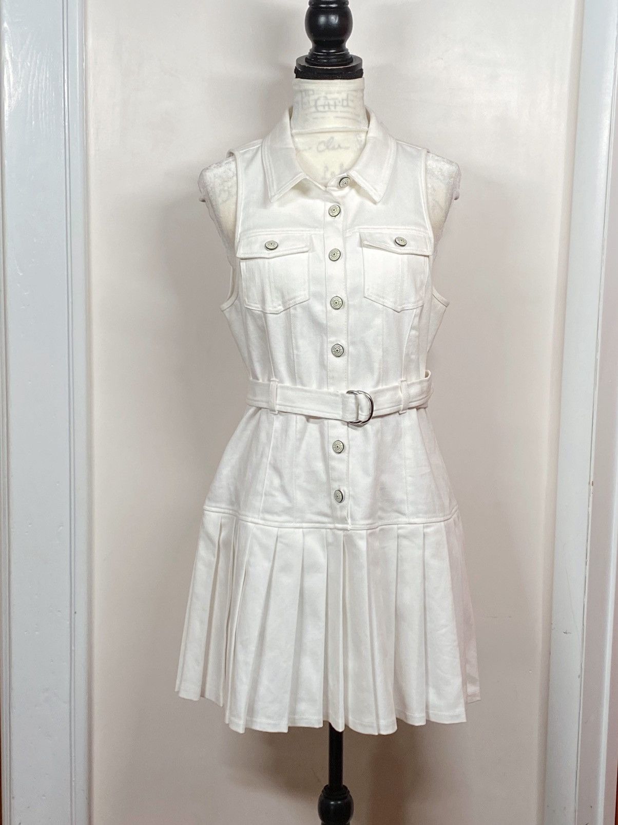 Cinq a Sept Cinq à Sept Moxie Denim Mini Shirtdress size 14 Size XL / US 12-14 / IT 48-50 - 1 Thumbnail