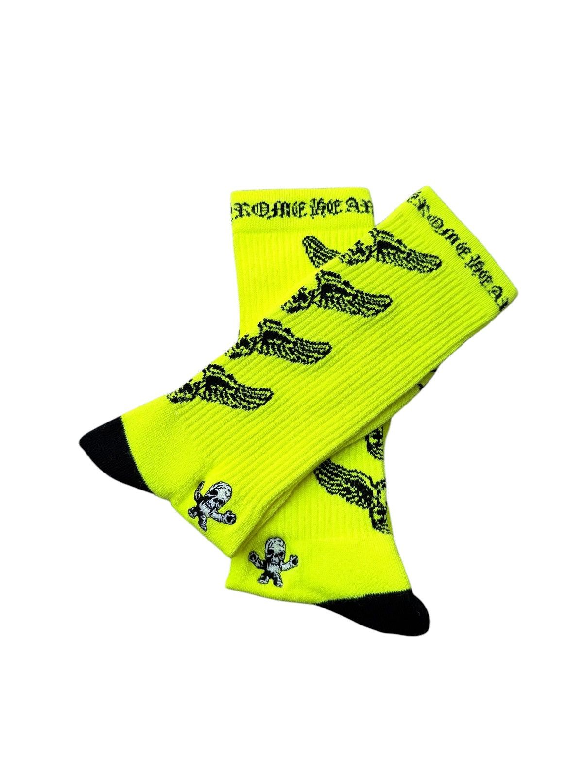 Chrome Hearts Chrome Heart Yellow Foti Sock Size ONE SIZE - 5 Thumbnail