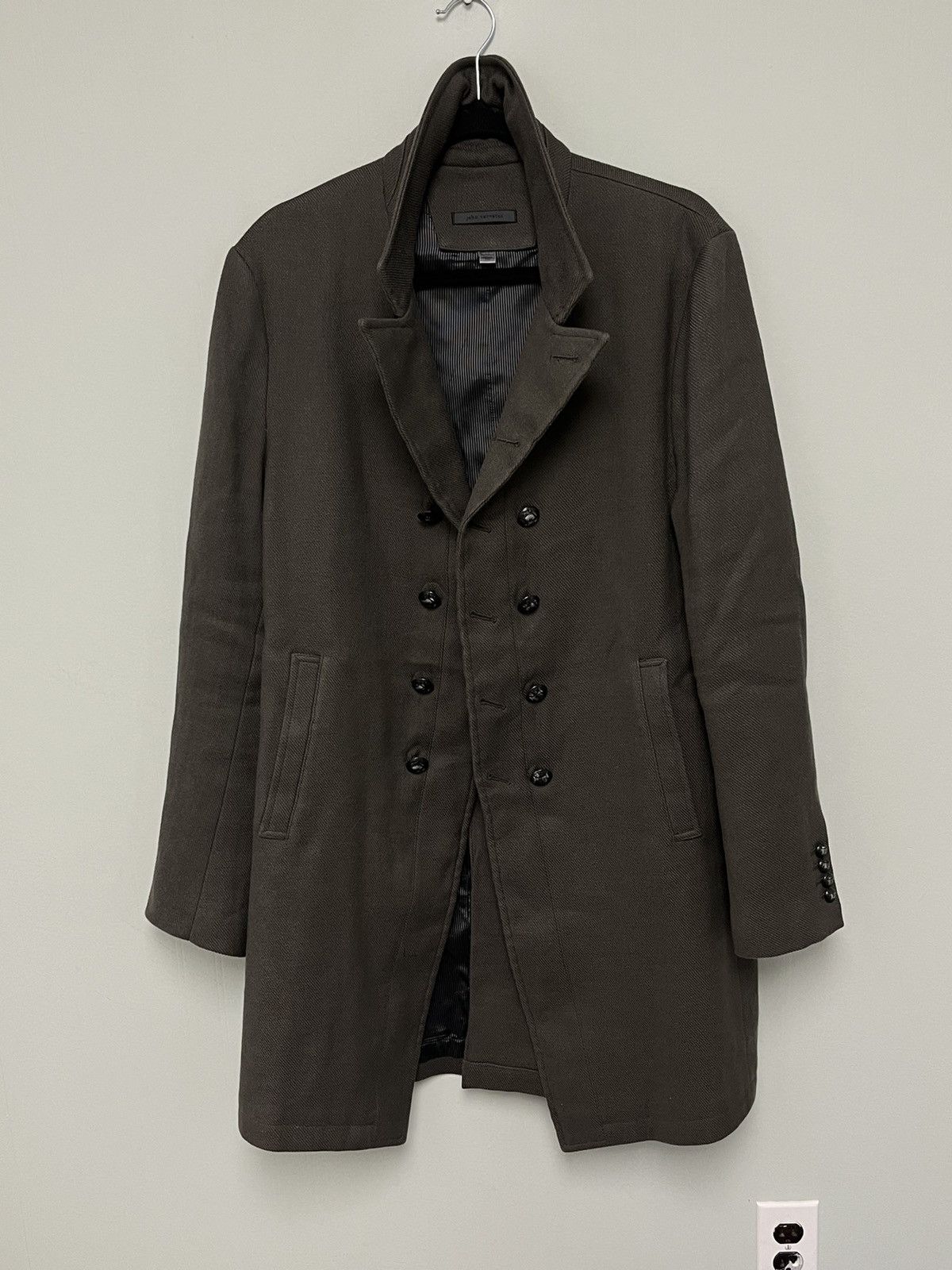 John Varvatos Military Double Breasted Coat. Size 48 Size US M / EU 48-50 / 2 - 10 Thumbnail