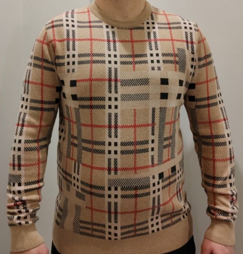 Burberry Burberry Novacheck Knitwear Jumper Size US L / EU 52-54 / 3 - 1 Thumbnail