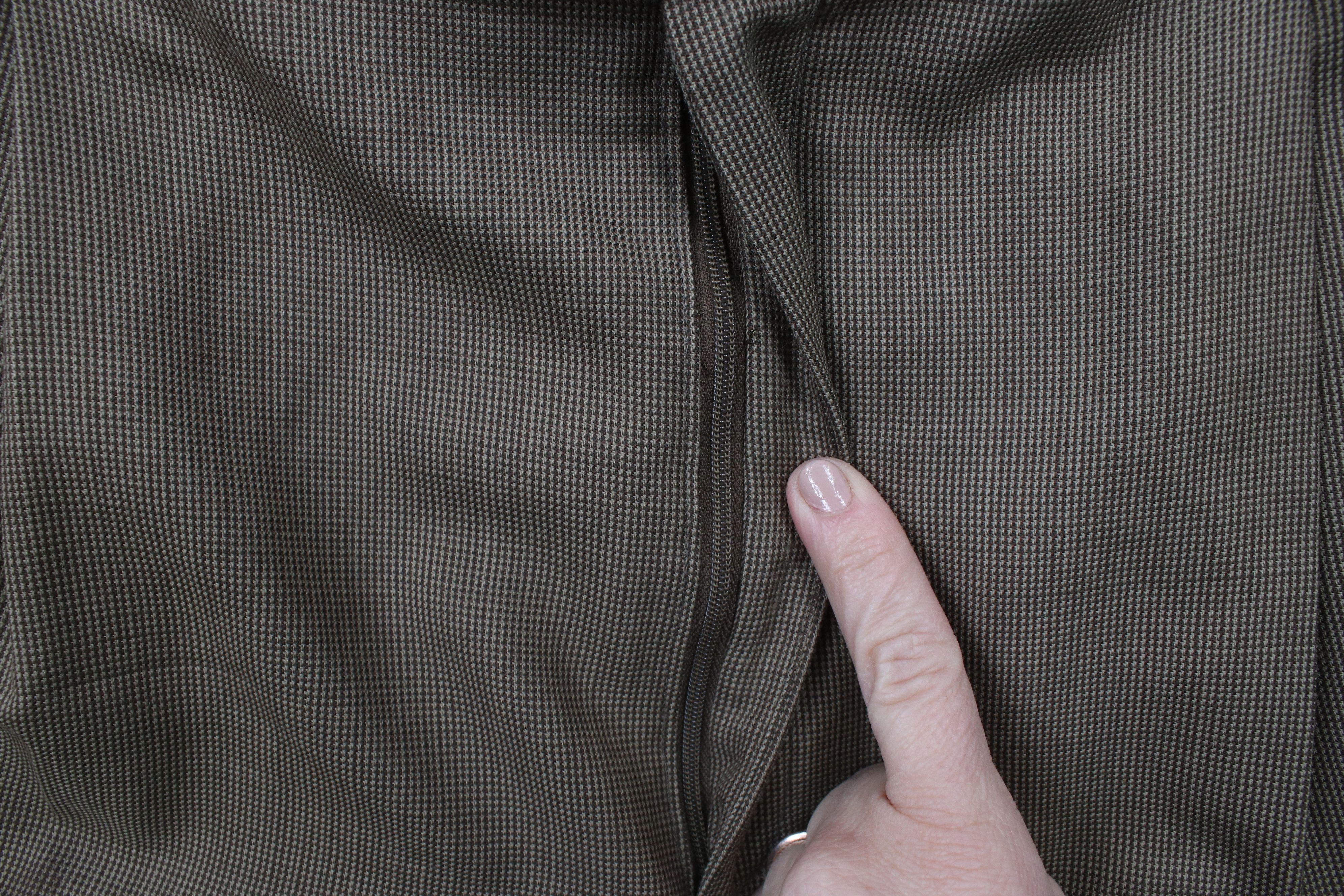 Vintage Vintage 90s Streetwear Wool Wide Leg Chino Pants Brown Size US 36 / EU 52 - 5 Thumbnail