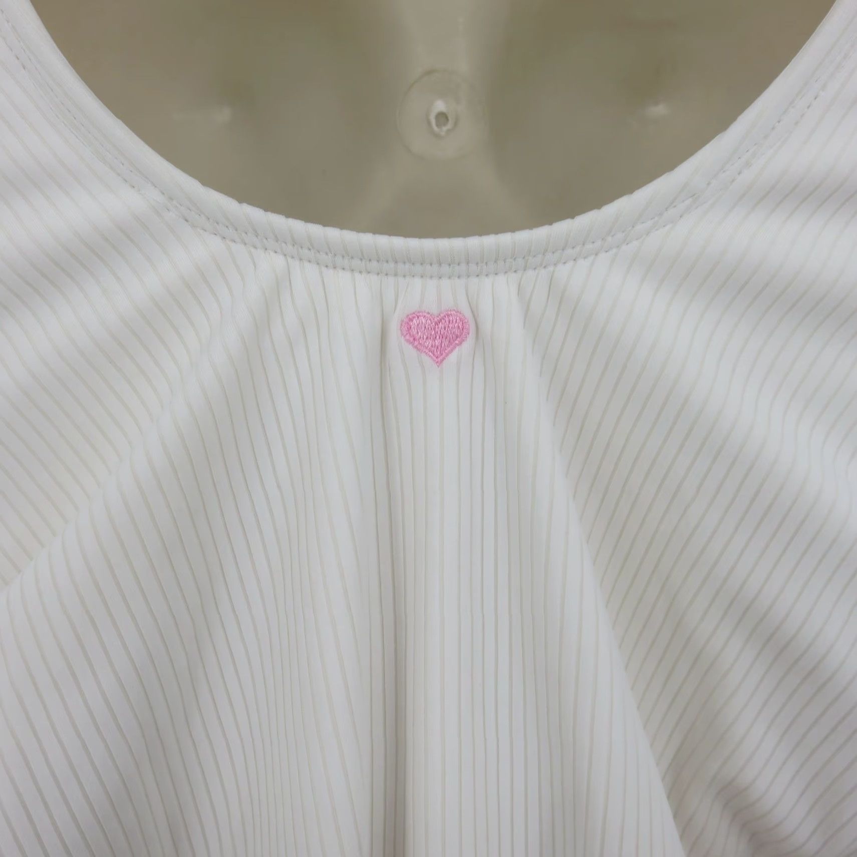 Vintage Stoney Clover Lane Target Women One Piece Swimsuit White Heart Button S Small Navy (S) Size: S Size ONE SIZE - 6 Thumbnail