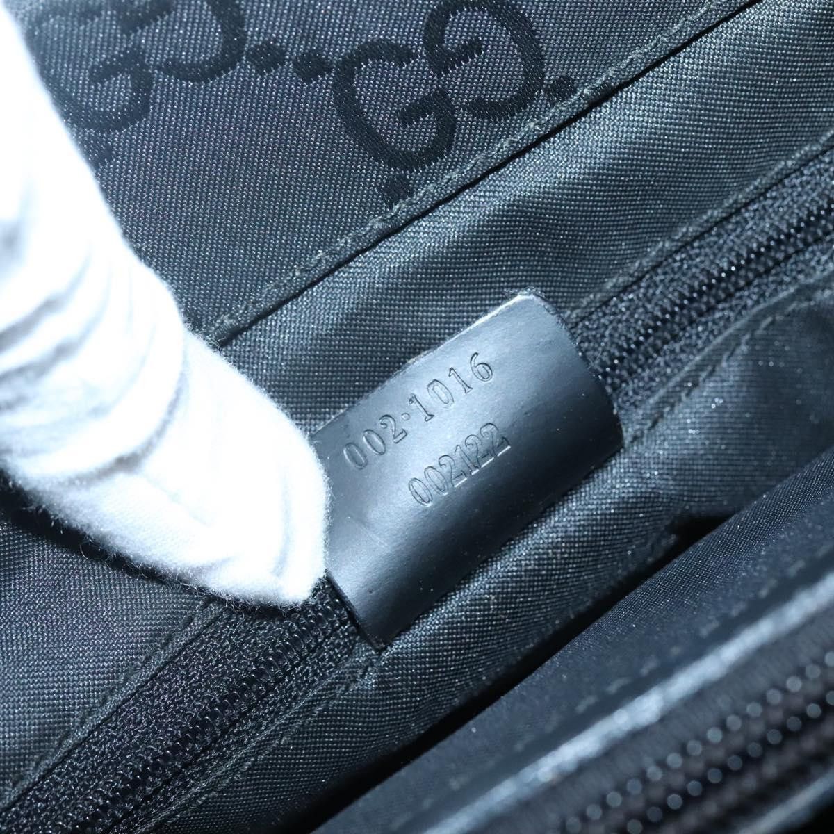 Gucci GUCCI Bamboo GG Canvas Hand Bag Nylon Black 002 002 Size ONE SIZE - 23 Thumbnail