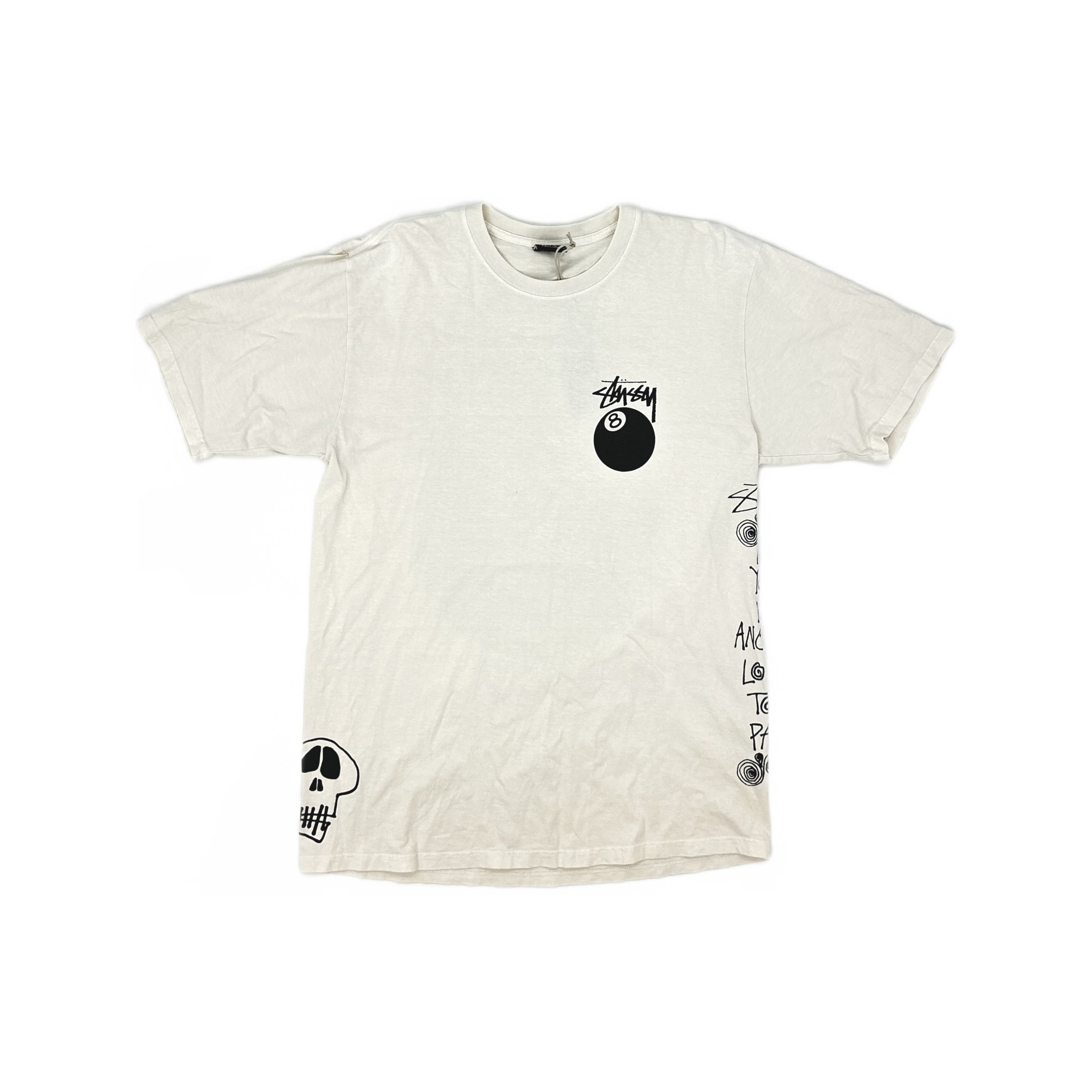 Stussy Stussy Test Strike 8-Ball T-Shirt Size M Size US M / EU 48-50 / 2 - 1 Thumbnail