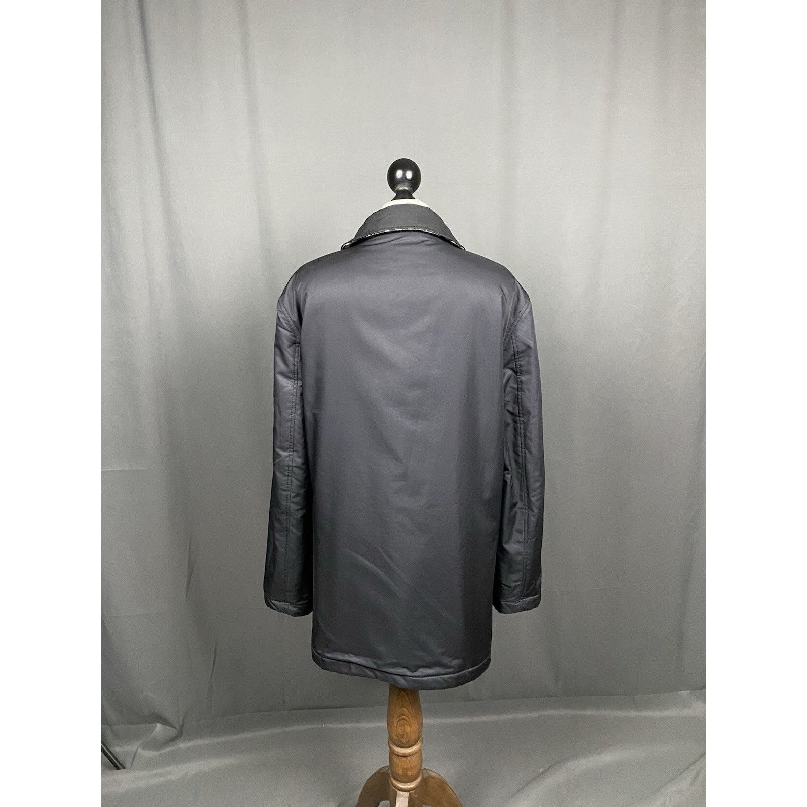 Burberry Burberry Nova Check Women's Black Wool Cashmere Reversible C Size XXL / US 16-18 / IT 52-54 - 7 Thumbnail
