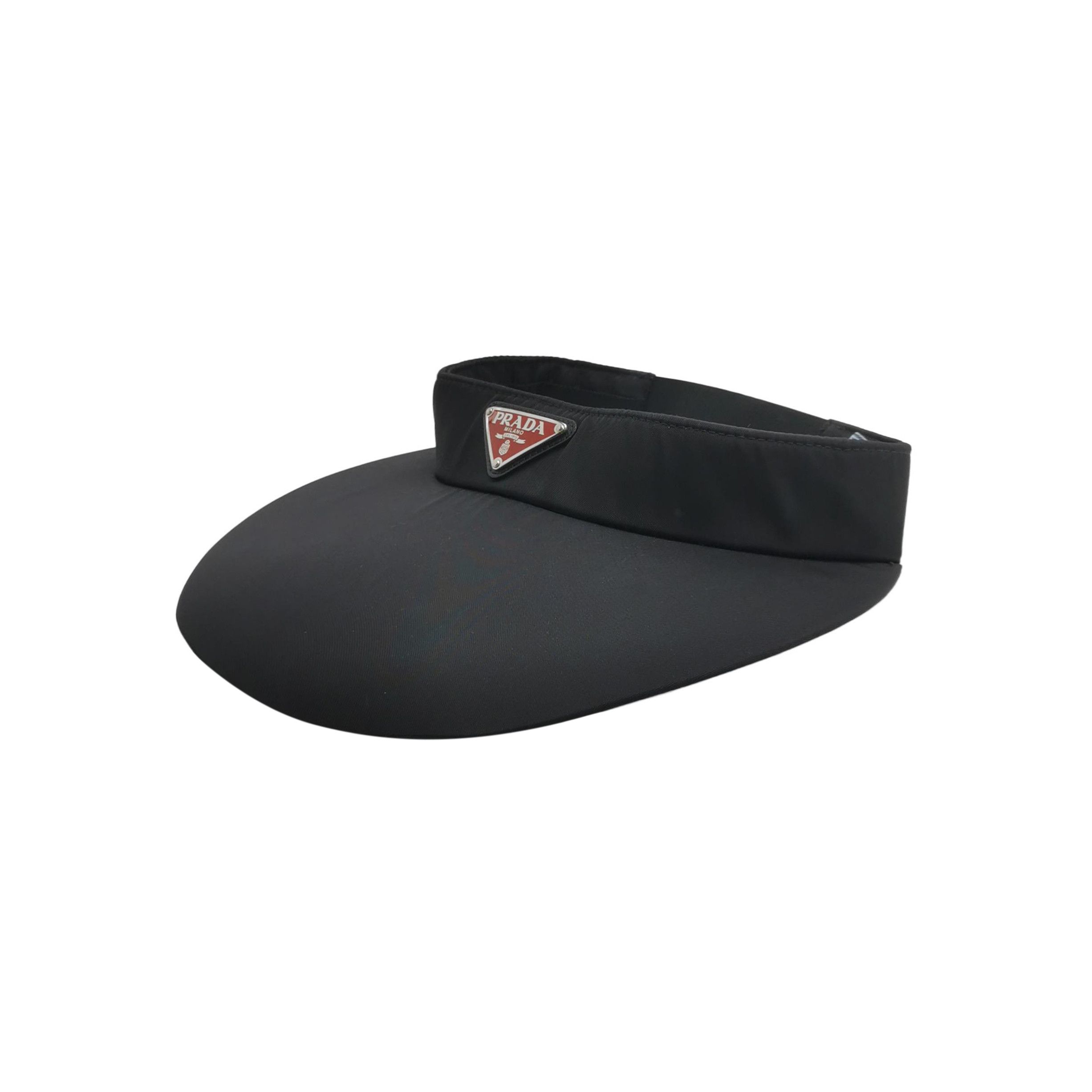 Prada Prada Nylon Logo Visor Hat Size S Size ONE SIZE - 1 Thumbnail