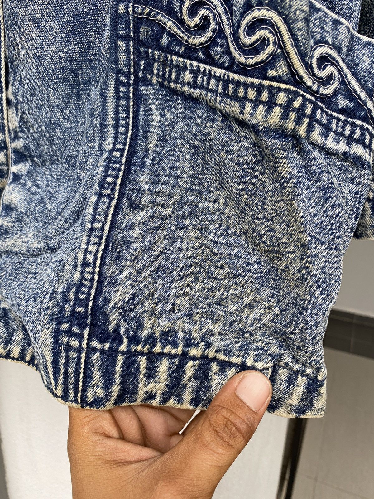 Japanese Brand × Vintage Japanese Style Denim Cardigan Size US M / EU 48-50 / 2 - 3 Thumbnail