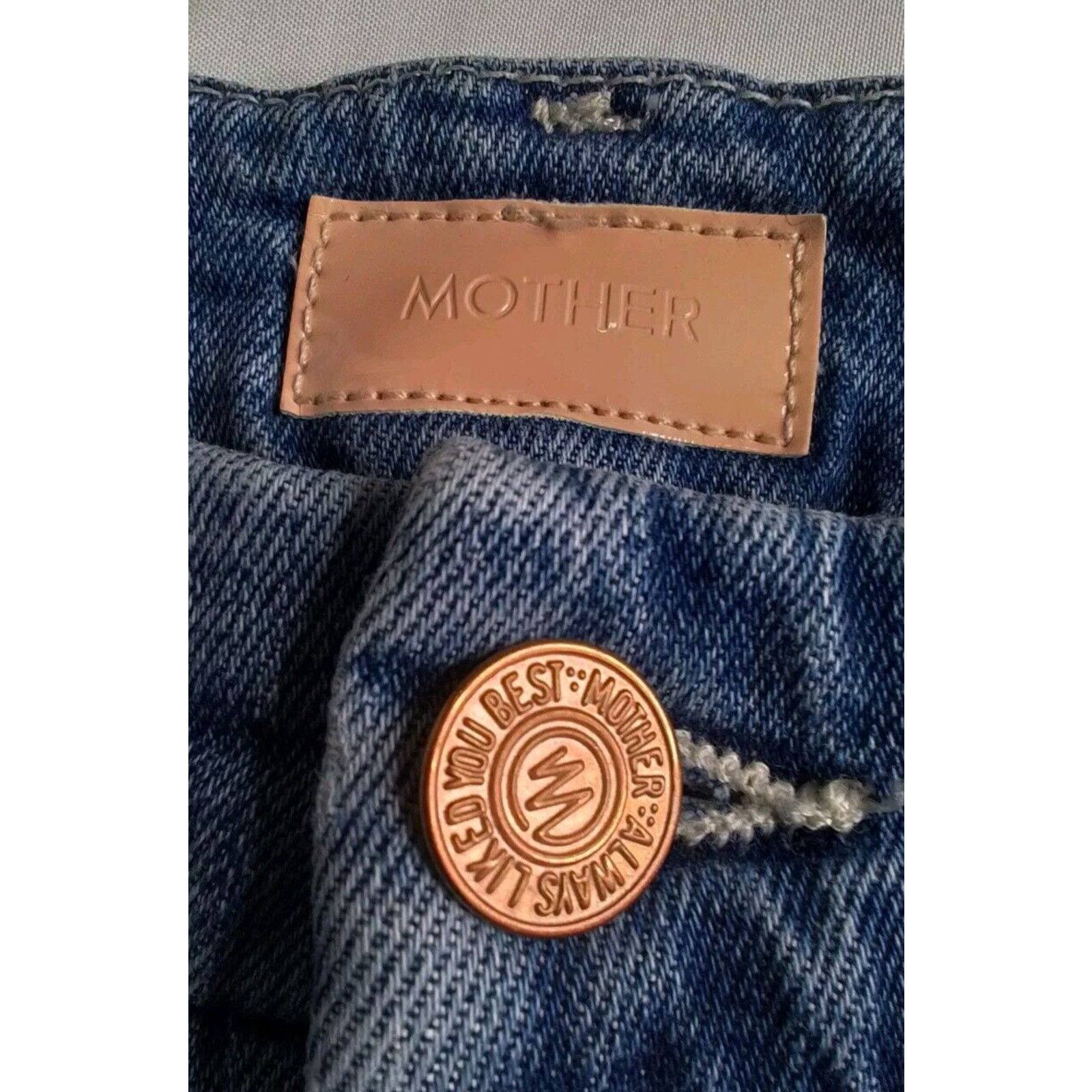 MOTHER Mother Jeans Women's 24 The Looker Ankle Fray Size 24" / US 00 / IT 34 - 6 Thumbnail