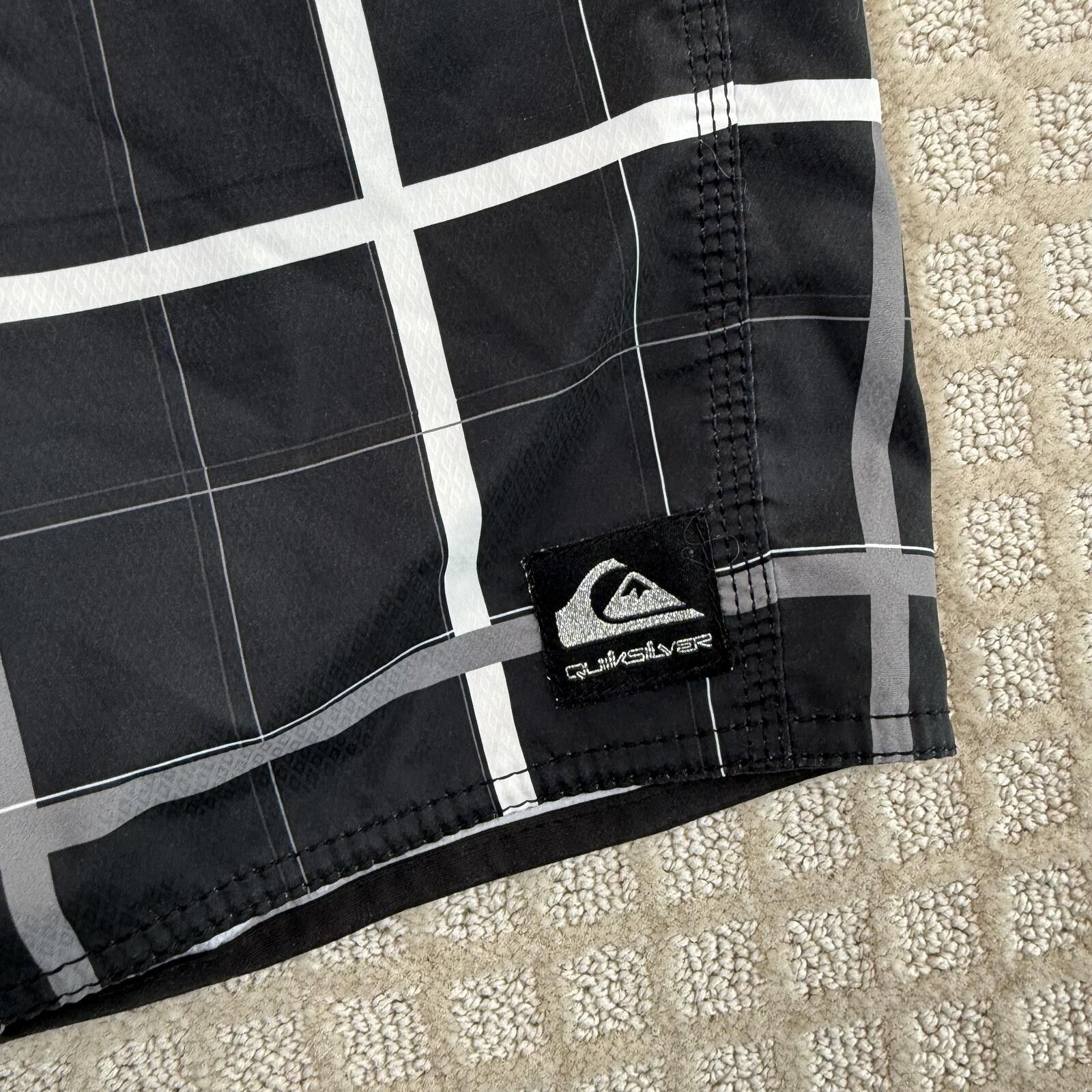 Quiksilver Quiksilver Board Shorts Plaid Swim Trunks XL 39 Size US 36 / EU 52 - 3 Thumbnail