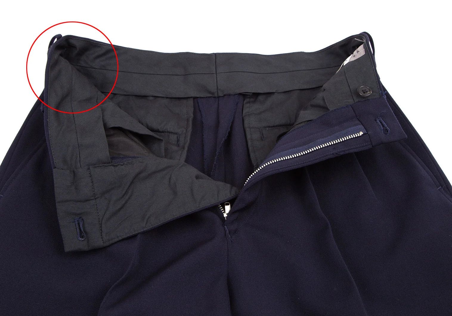 Yohji Yamamoto Yohji Yamamoto Wool Gabardine Two-Tuck Pants Size US 30 / EU 46 - 5 Thumbnail