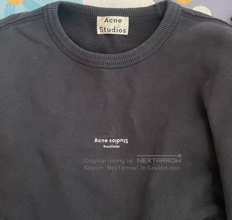 Acne Studios Acne Studios Reverse Letter Sweatshirt, Loose Fit, Vintage Size US XS / EU 42 / 0 - 6 Thumbnail