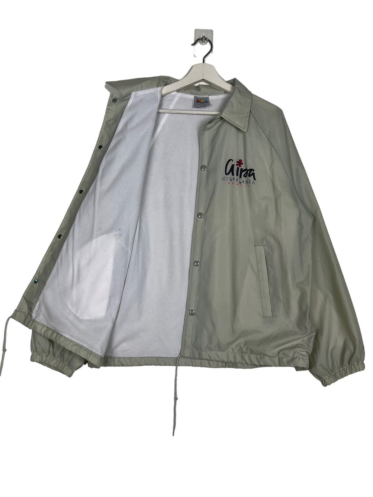 Auburn Sportswear 🔥 VINTAGE AIPA SURFBOARDS HAWAII COACH JACKET MADE IN USA Size US L / EU 52-54 / 3 - 10 Thumbnail