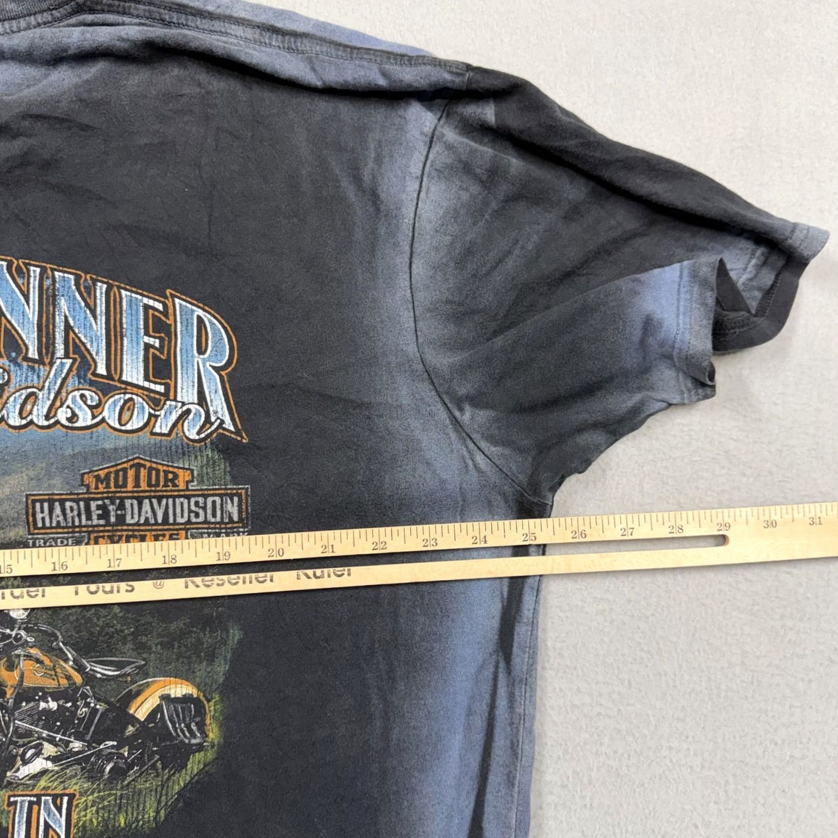 Harley Davidson Harley-Davidson Shirt Mens XL Gray Ridge Runner Chattanooga Skull Graphic Tee Size US XL / EU 56 / 4 - 6 Thumbnail