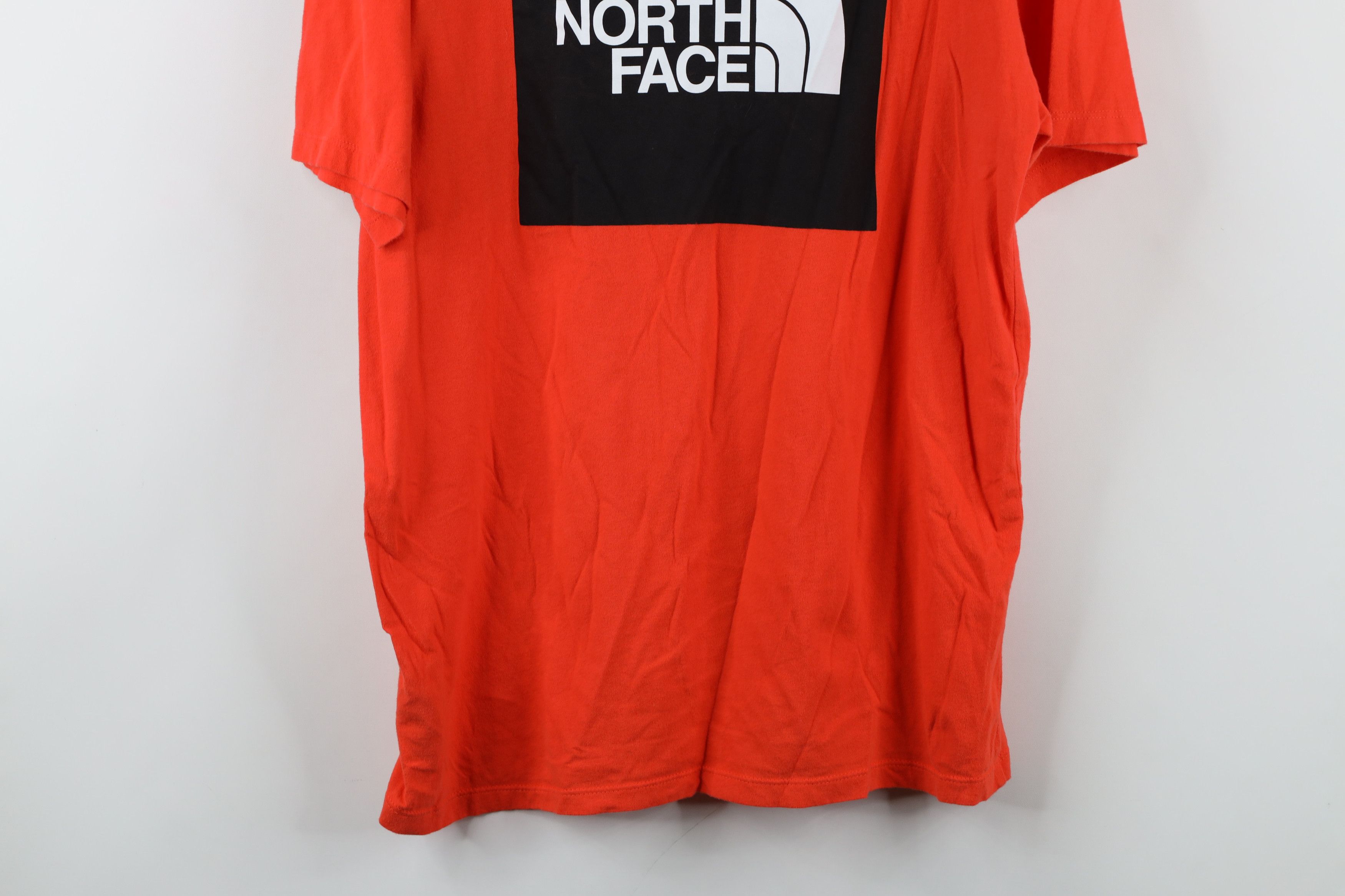 The North Face × Vintage The North Face Spell Box Logo Short Sleeve T-Shirt Orange Size US M / EU 48-50 / 2 - 14 Thumbnail