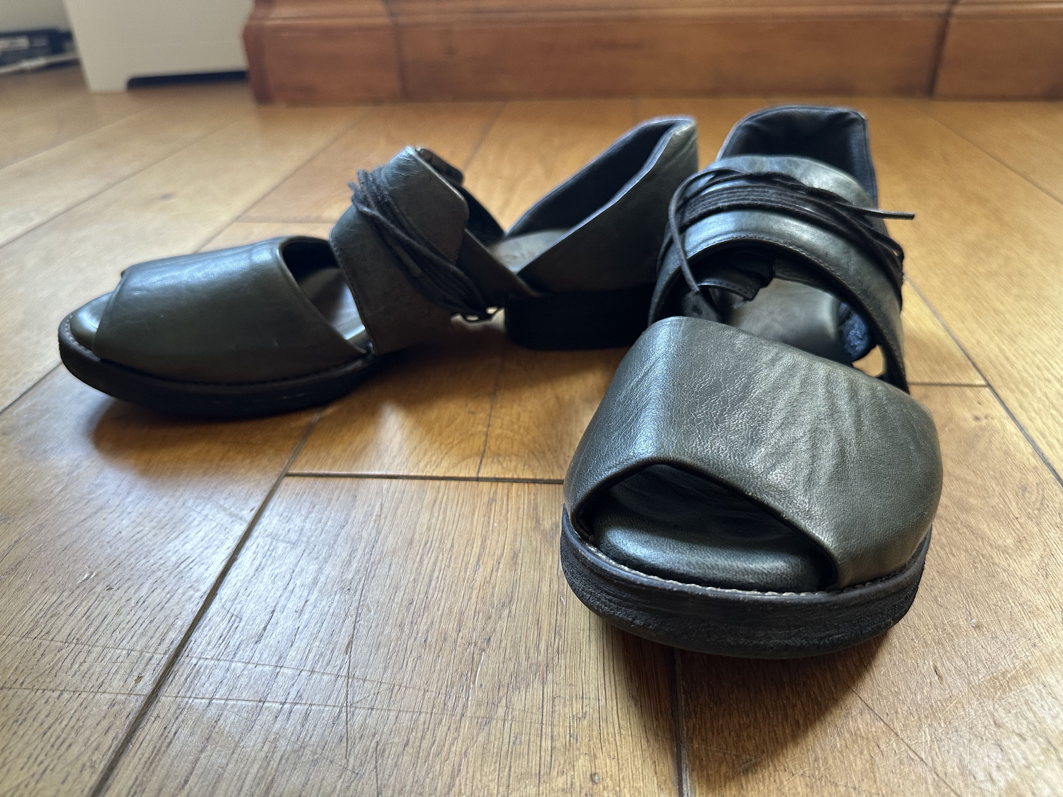 Devoa Guidi Olive Sandals Fits JP 42 Fits US 9-8.5 Size US 9 / EU 42 - 3 Thumbnail