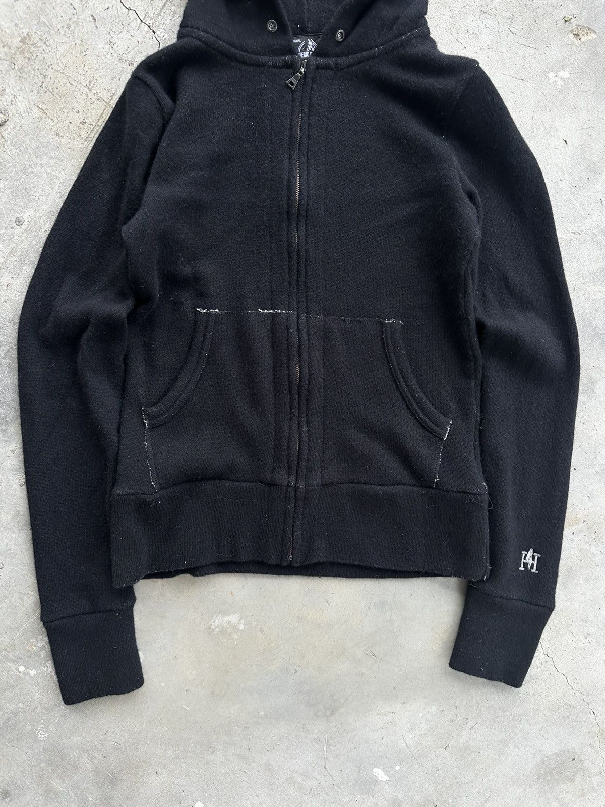 Hysteric Glamour Hysteric Glamour Mohair Zip Hoodie Punk Y2k Size US M / EU 48-50 / 2 - 2 Thumbnail