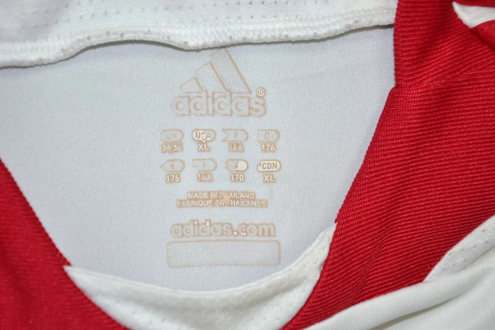 Adidas RED BULL 2007/2009 HOME FOOTBALL SHIRT ADIDAS XL #8 ALEX Size US XL / EU 56 / 4 - 8 Thumbnail