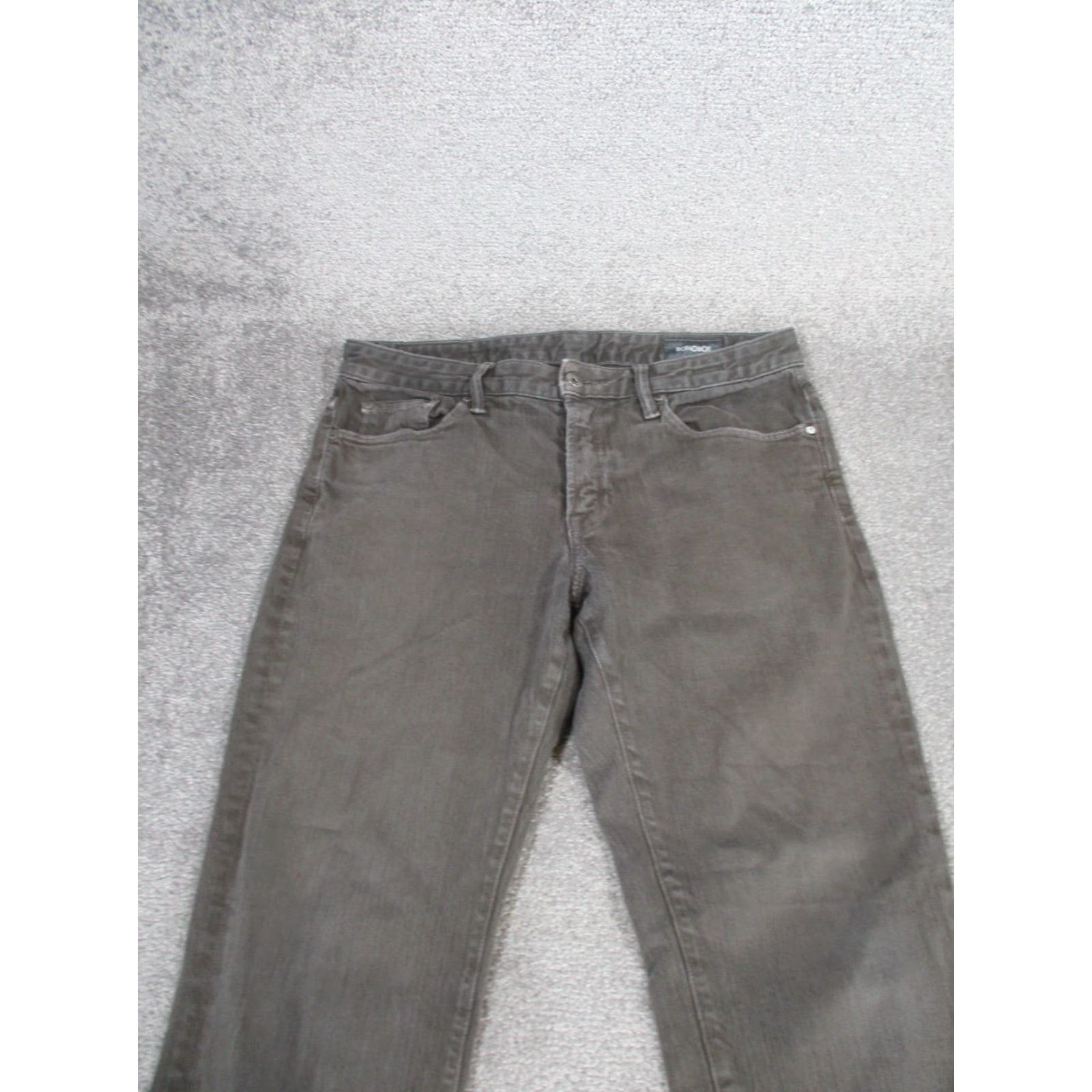 Bonobos Bonobos Travel Jeans Mens 33 Gray Denim Straight Fit 33X29 Size US 33 - 6 Thumbnail