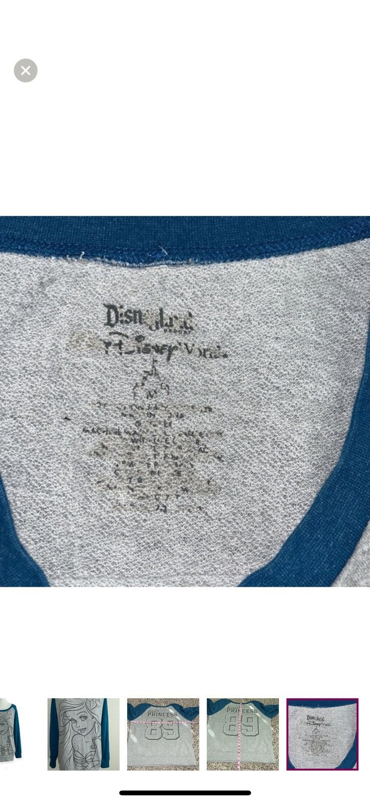 Disney Disney medium Ariel pullover sweatshirt Size M / US 6-8 / IT 42-44 - 4 Thumbnail