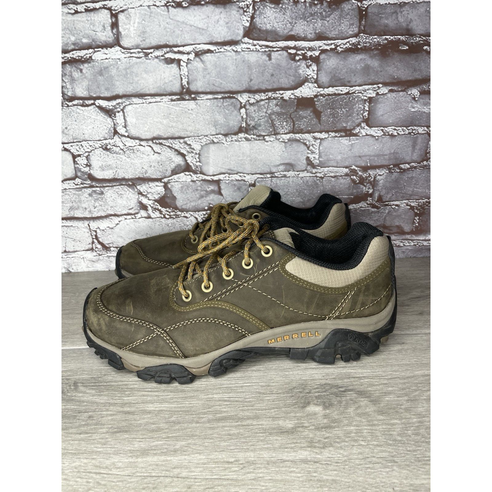 Merrell Merrell Kangaroo Performance Leather Trail Hiking Shoes Vibr Size US 12 / EU 45 - 8 Thumbnail