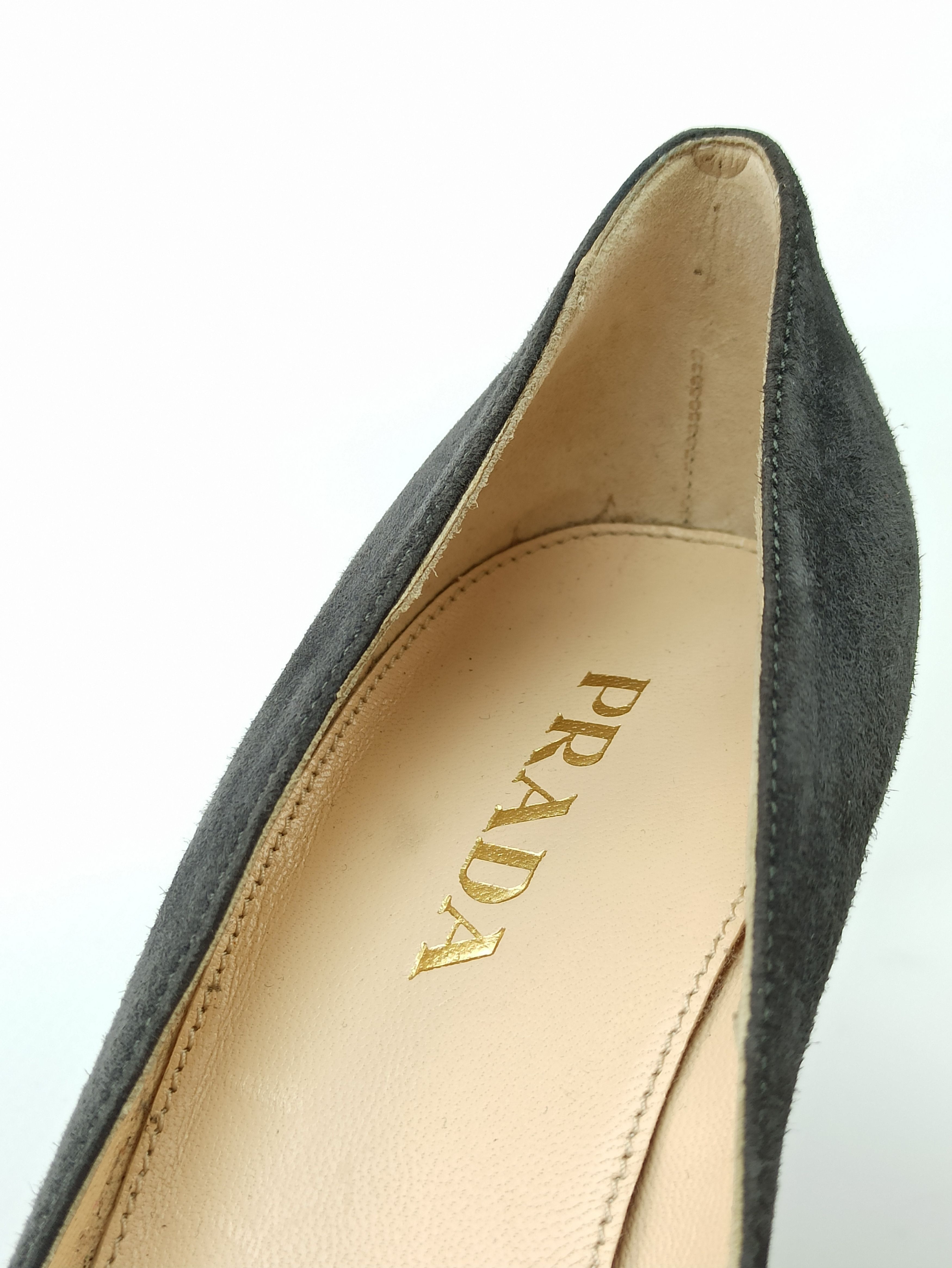 Prada Prada High Heels Suede Shoes Size US 6.5 / IT 36.5 - 7 Thumbnail