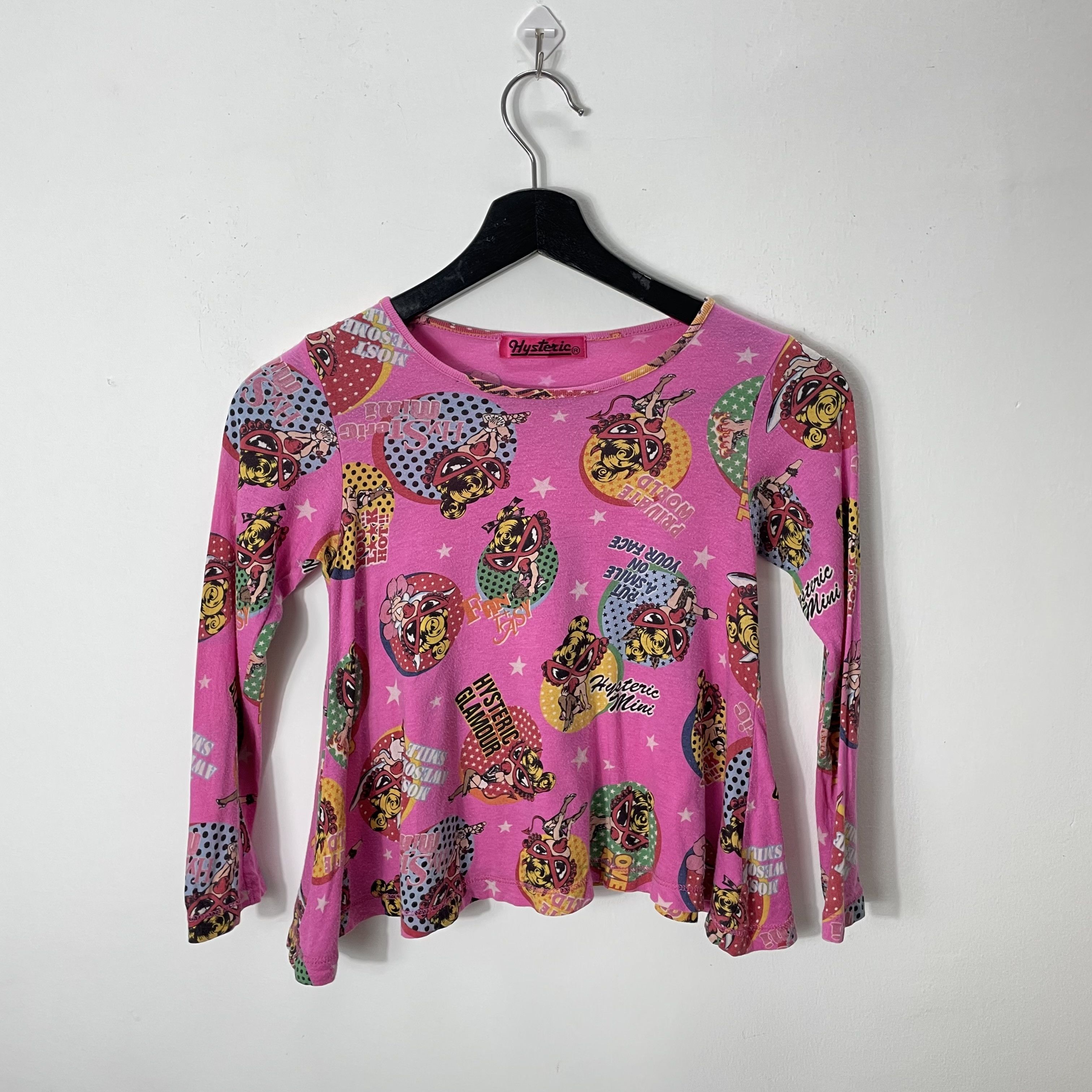 Hysteric Glamour × Japanese Brand HYSTERIC GLAMOUR TSHIRT LONG SLEEVE Size XXS / US 00 / IT 34 - 1 Thumbnail