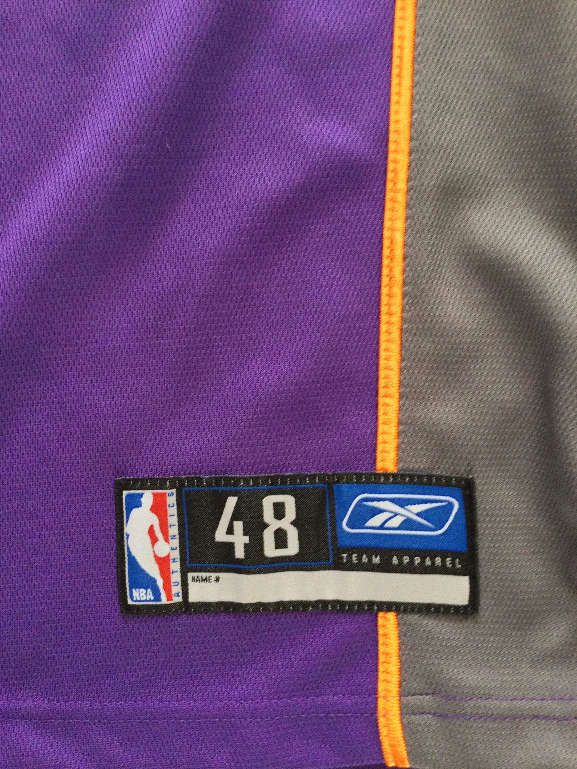 Reebok Authentic Phoenix Suns Steve Nash Reebok NBA Jersey Size US XL / EU 56 / 4 - 2 Thumbnail