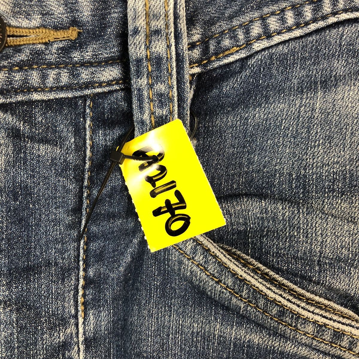 Japanese Brand Even River Blue Distressed Denim Multipocket Pants #A2170 Size US 29 - 13 Thumbnail
