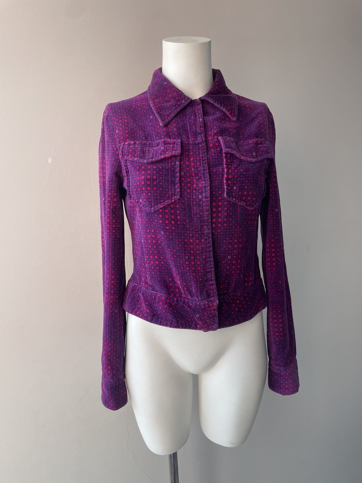 Fendi Vintage fendi monogram jacket Size S / US 4 / IT 40 - 4 Thumbnail