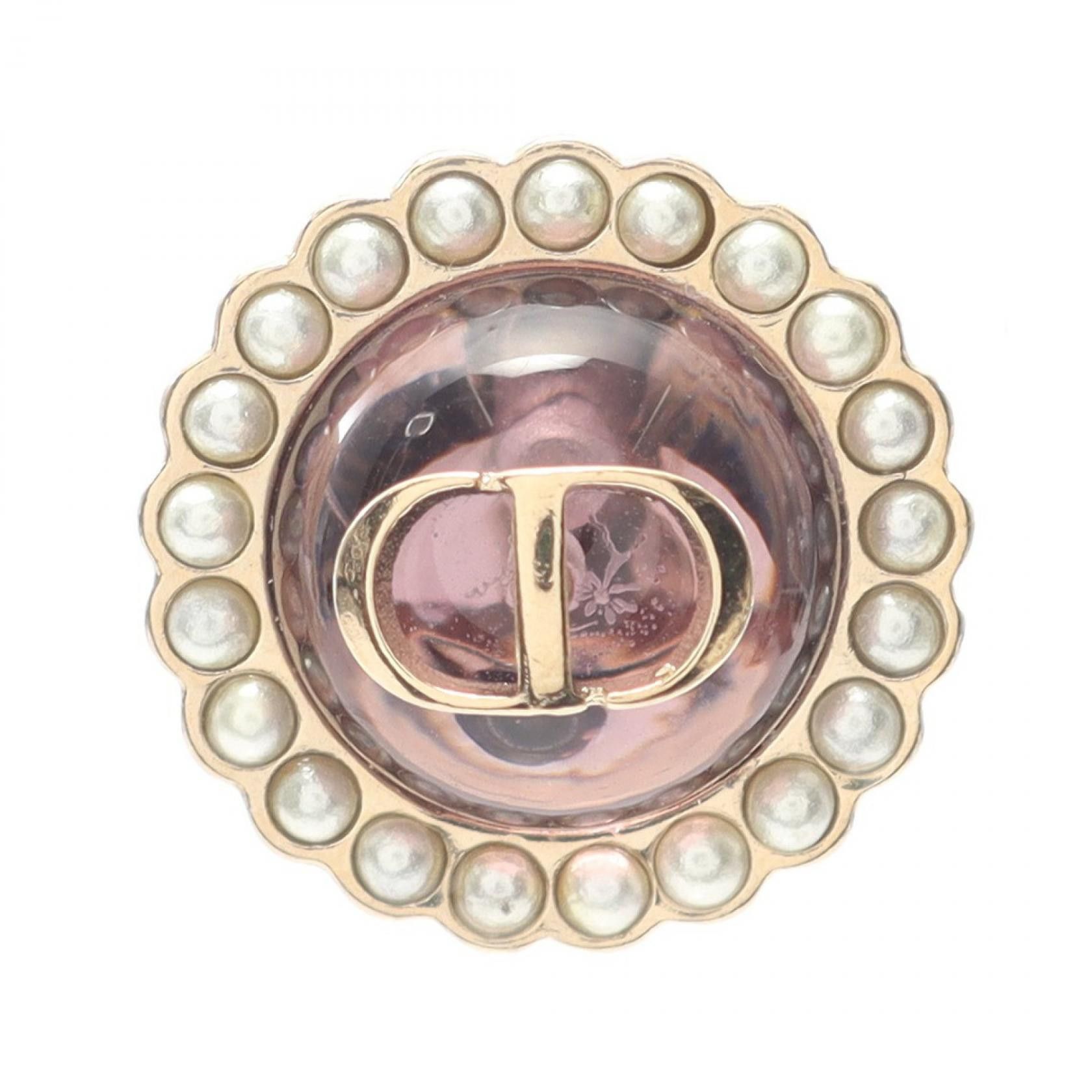 Dior Dior Dior Petit CD Baroque Earrings Metal Earrings DUTY FREE for USA Size ONE SIZE - 1 Thumbnail