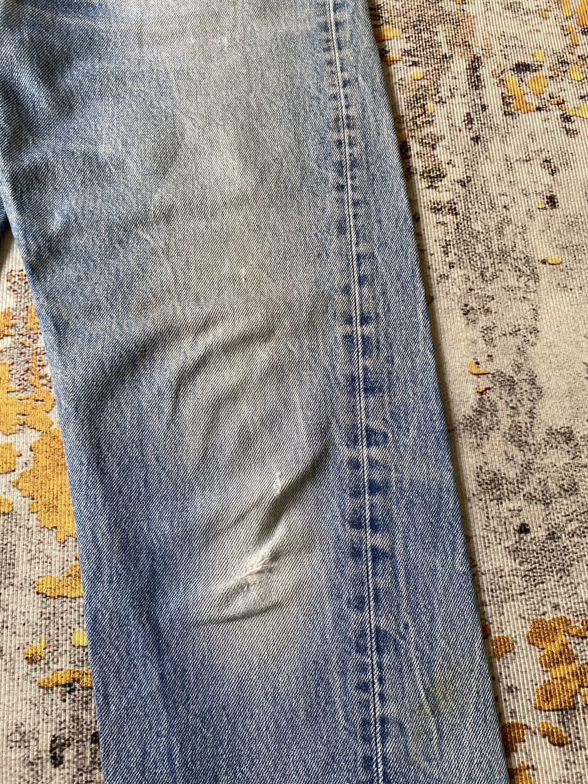 Old Park Levi’s X Oldpark Japan Reconstructed Distressed Denim Size US 30 / EU 46 - 8 Thumbnail