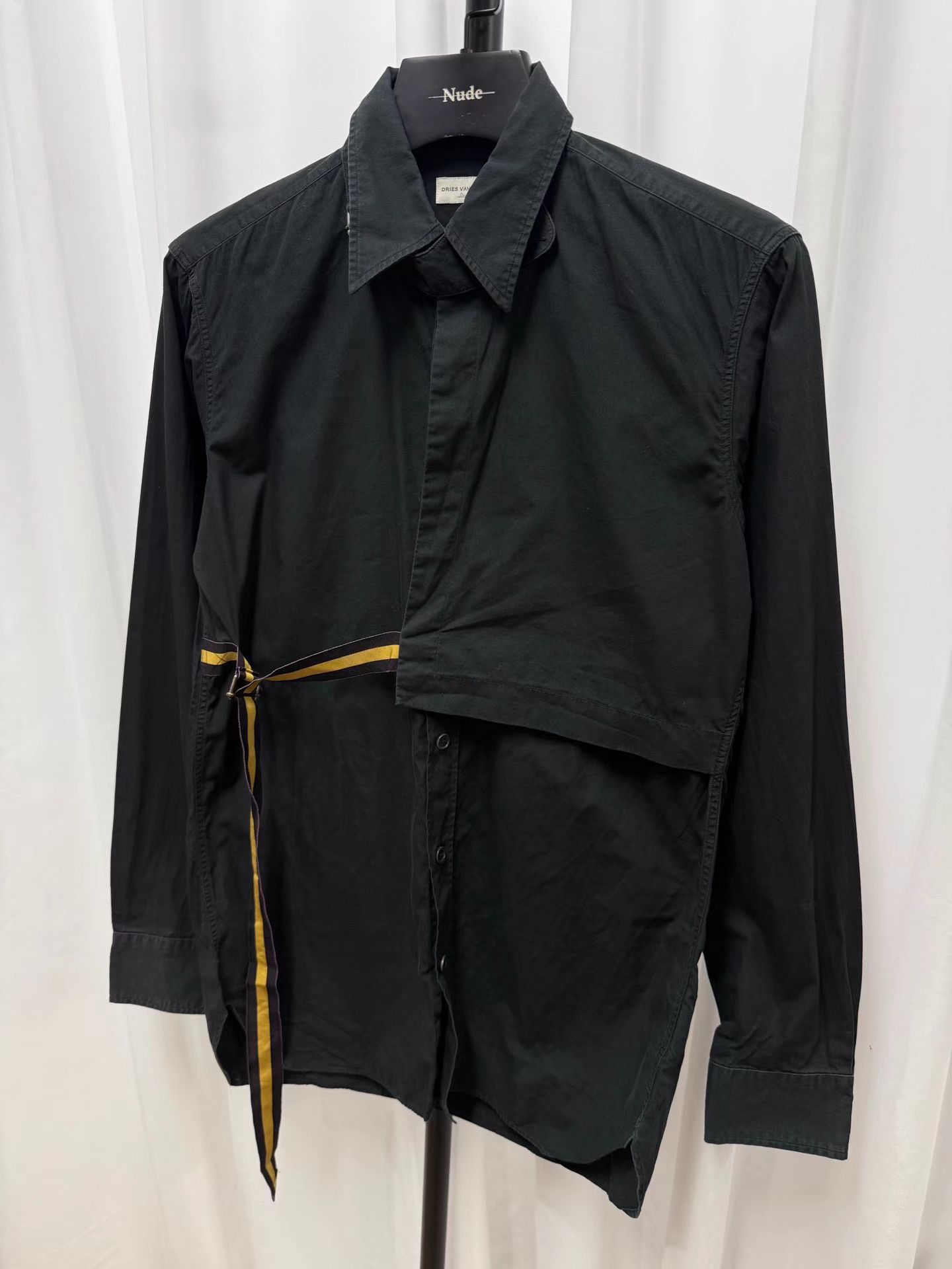 Dries Van Noten Dries Van Noten Ballet Boy Lace-Up Shirt K20 Size US S / EU 44-46 / 1 - 2 Thumbnail