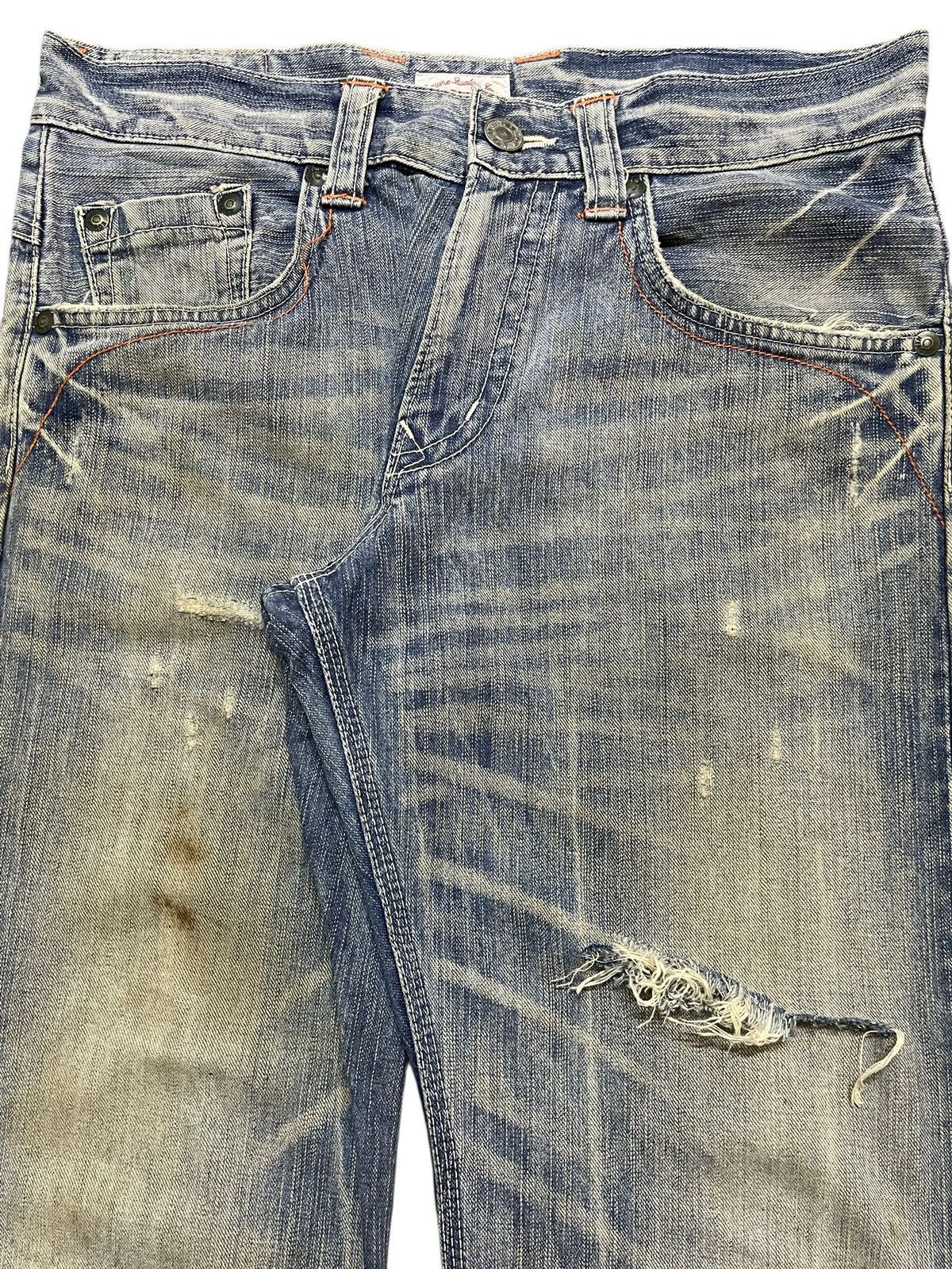 Edwin Edwin XV Exclusive Vintage Mud Wash Whisker Distress Loose Size US 34 / EU 50 - 4 Thumbnail