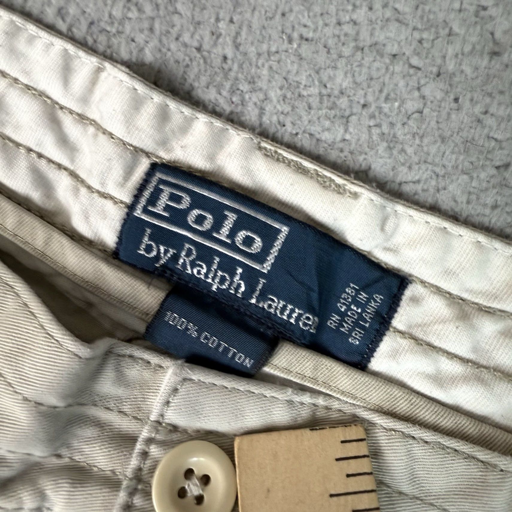 Polo Ralph Lauren VINTAGE Polo Ralph Lauren Cargo Shorts Mens 40 Beige Cargo Pocket Regular 90s Outdoor Preppy Size US L / EU 52-54 / 3 - 7 Thumbnail