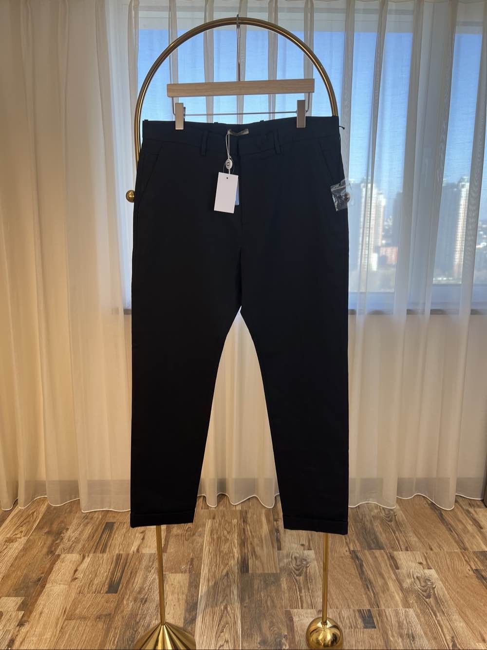 Bottega Veneta Bottega Veneta Black Casual Pants Size 38 Size US 38 / EU 54 - 1 Thumbnail