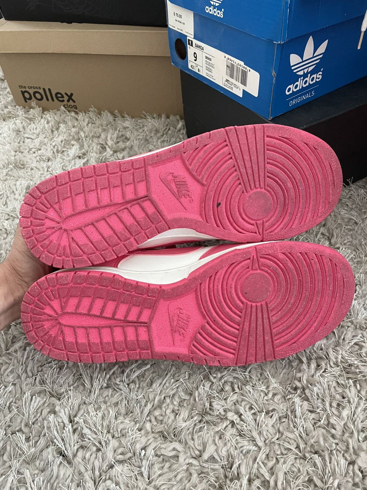 Nike Nike Dunk Low Aster Pink Size US 9.5 / EU 42-43 - 7 Thumbnail