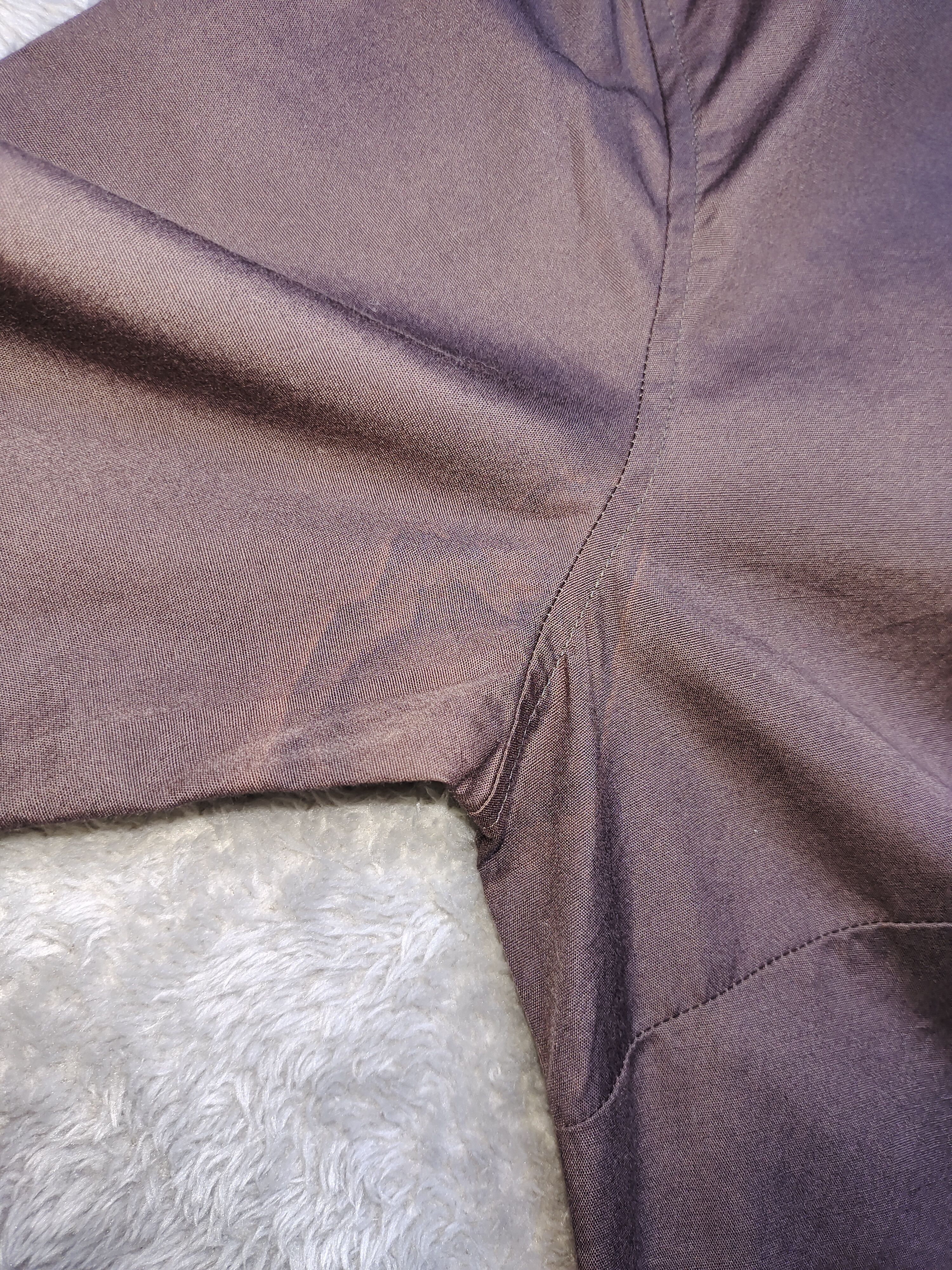 Designer × agnes b. VINTAGE AGNES B BROWN BUTTON UP LONG SLEEVE Size XS / US 0-2 / IT 36-38 - 7 Thumbnail