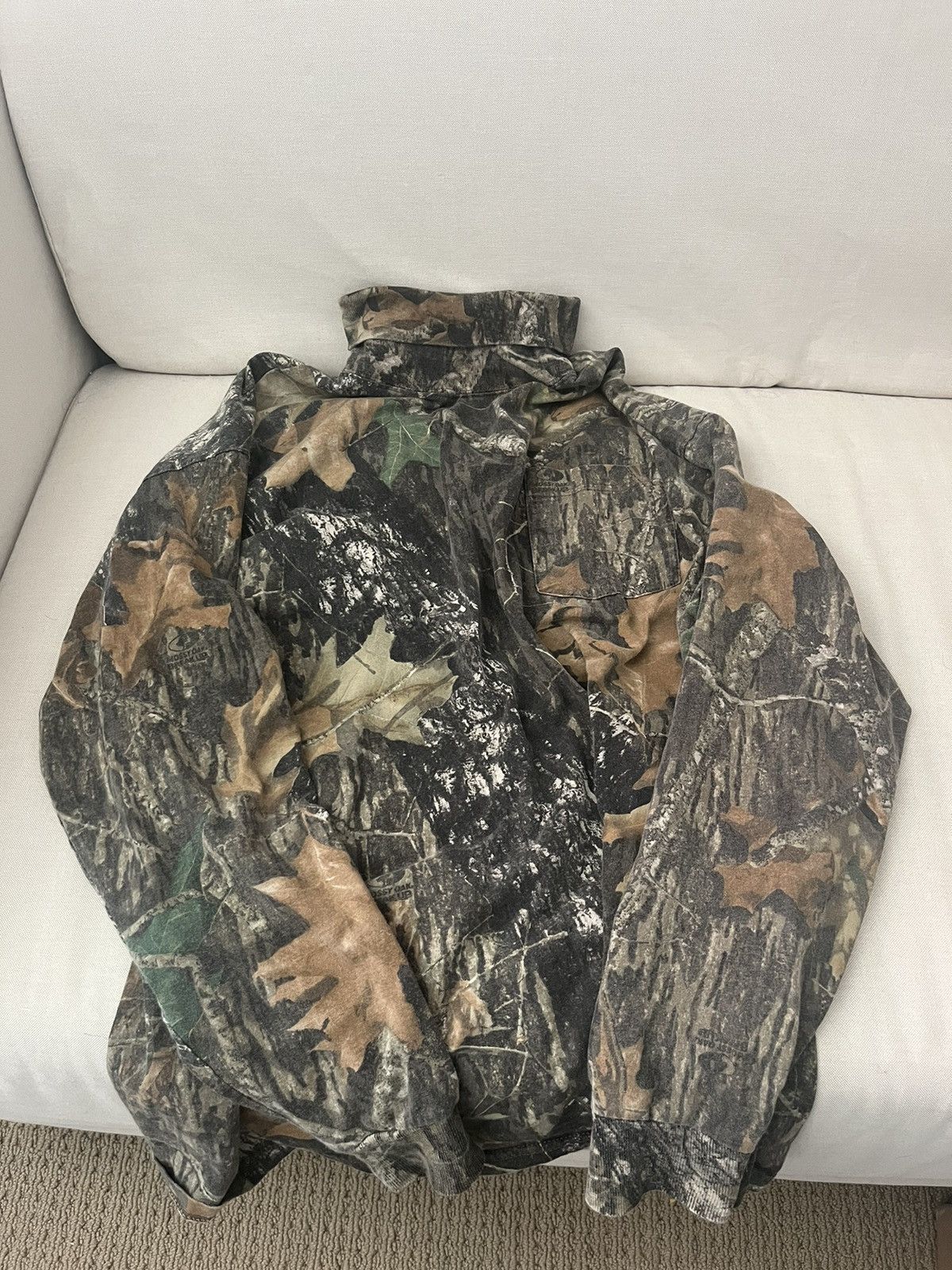 Mossy Oaks × Vintage Vintage 90s mossy oak camo long sleeve Size US L / EU 52-54 / 3 - 1 Thumbnail