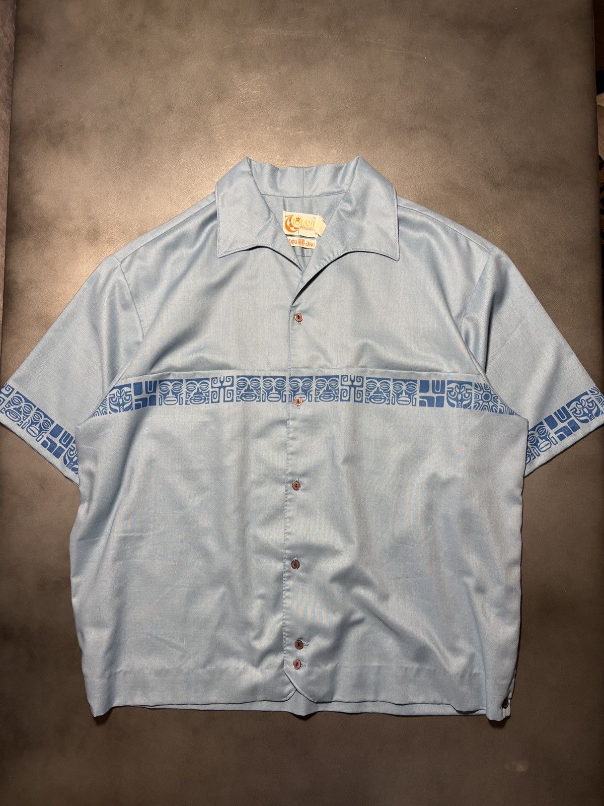 Vintage True Vintage Boxy Hawaiian Shirt Iolani 60s 70s Short Sleeve Size US XL / EU 56 / 4 - 13 Thumbnail