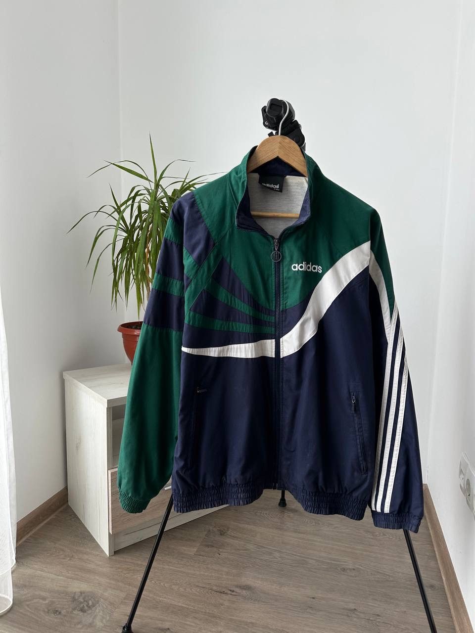 Adidas × Vintage Vintage Adidas Faded Sportswear Zip Hoodie Size US M / EU 48-50 / 2 - 9 Thumbnail