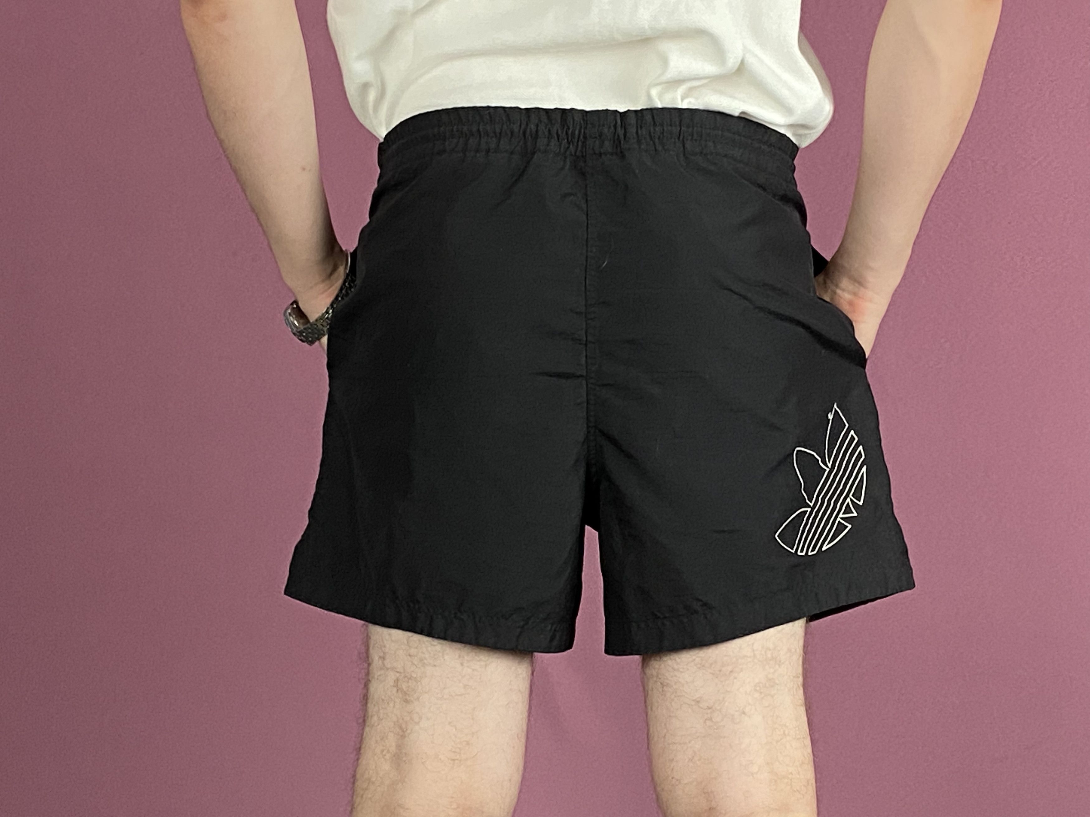 Adidas × Vintage 90s Adidas Originals Big Logo Vintage Men's Shorts - L Size US 34 / EU 50 - 1 Thumbnail
