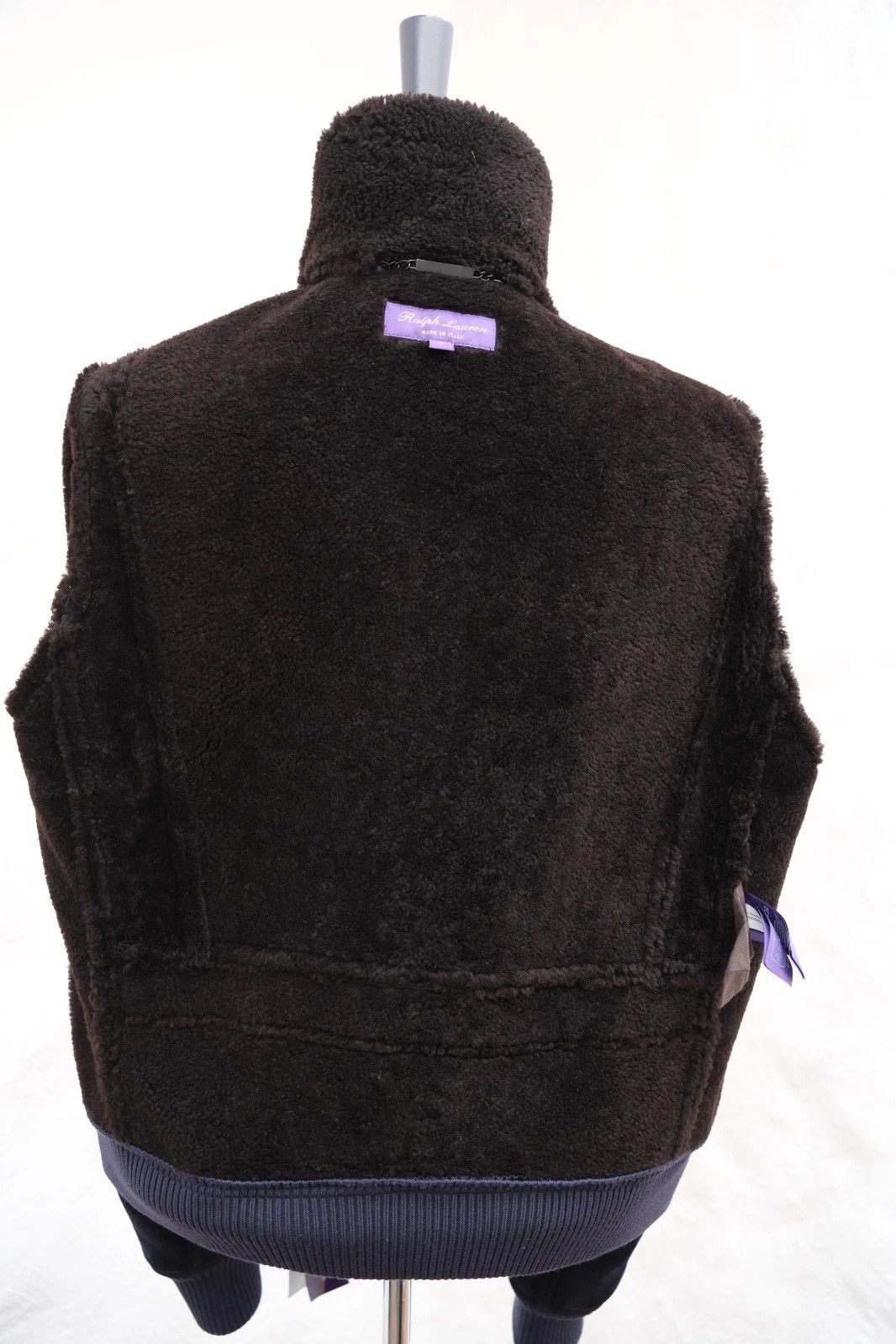 Ralph Lauren Purple Label New Ralph Lauren Purple Label Shearling Leather A-2 Bomber Size US L / EU 52-54 / 3 - 5 Thumbnail