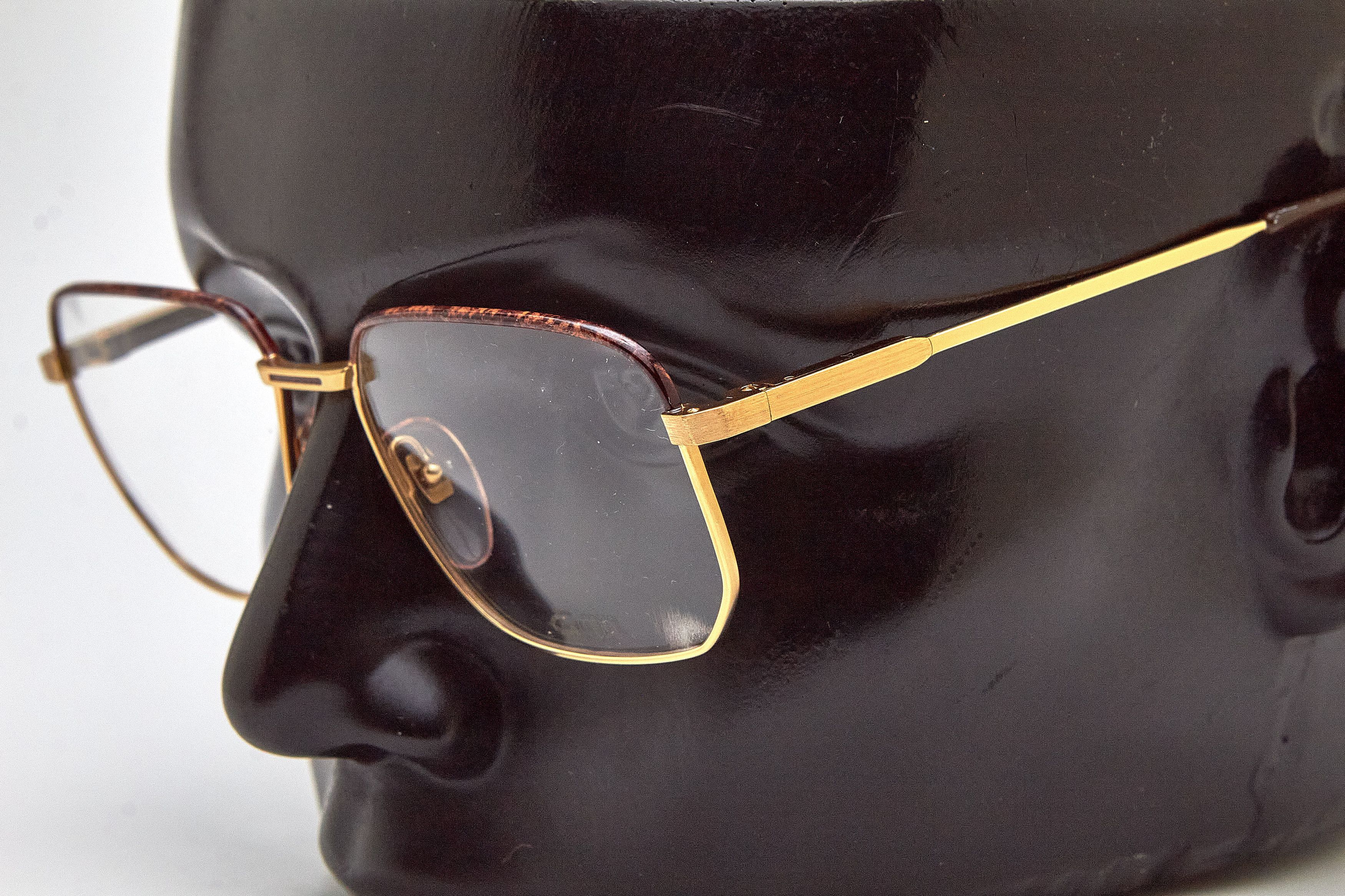 Vintage Old Money GRASSET Gold&Tortoise Rectangular Quiet Lux Specs Size ONE SIZE - 9 Thumbnail